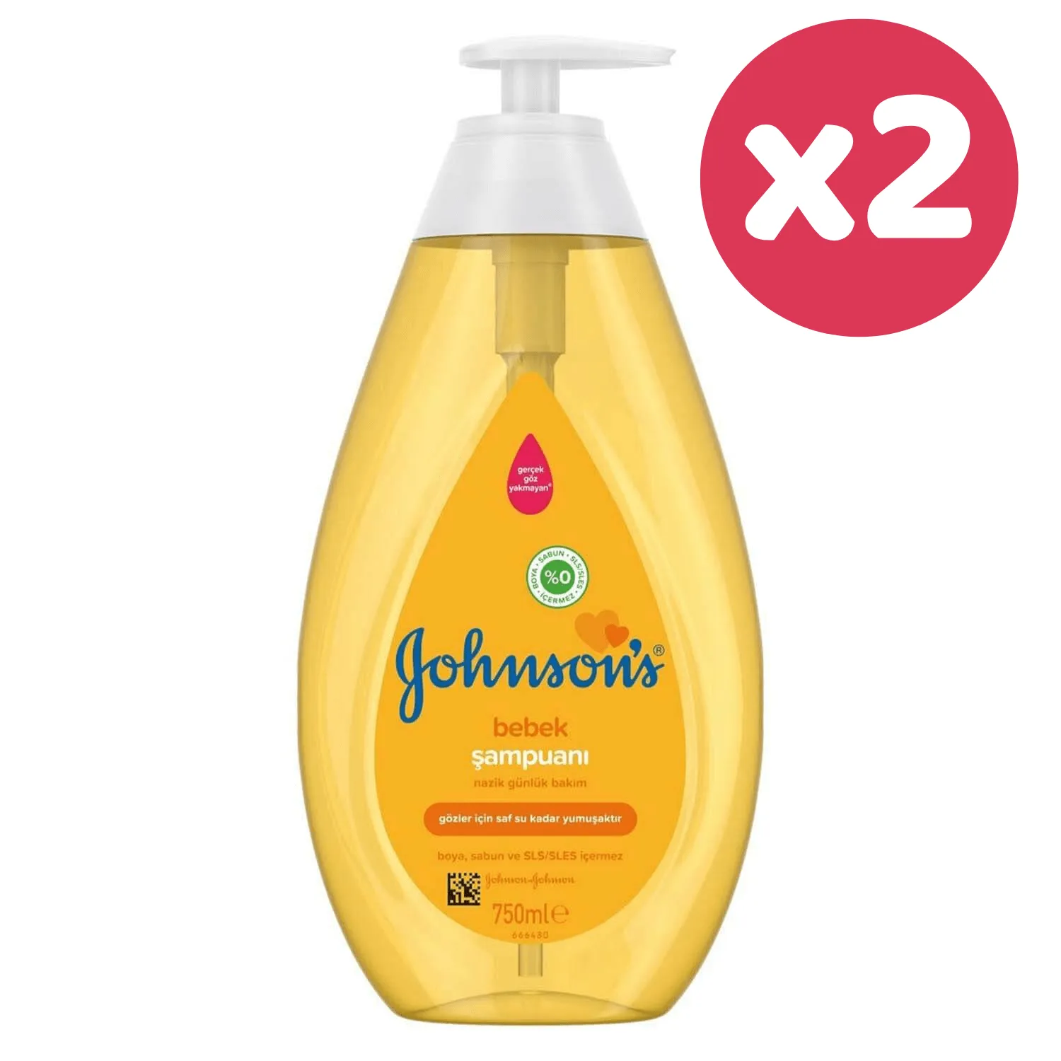 Johnson's Şampuan 750 ml x 2 Adet