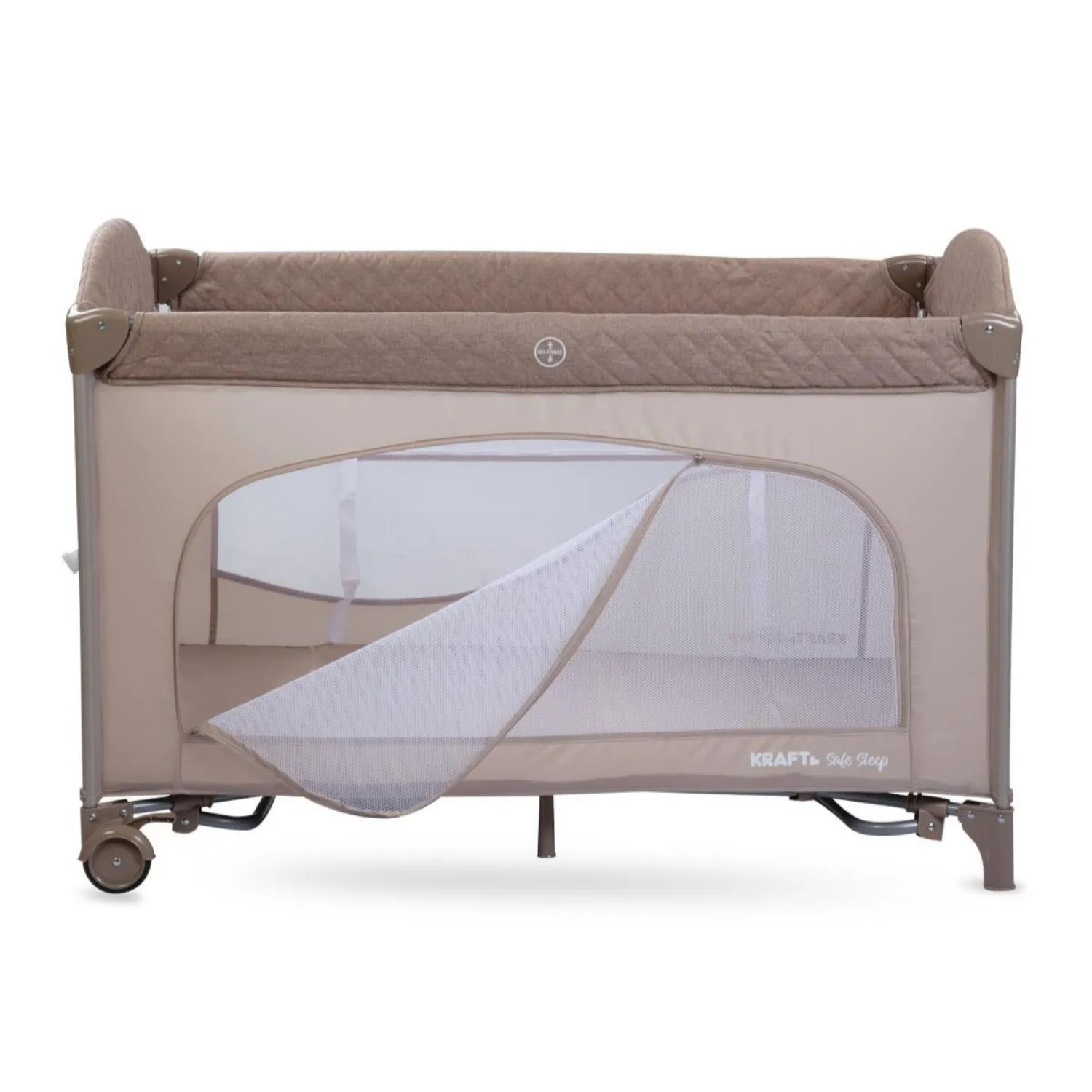 Kraft Safe Sleep Anne Yanı Oyun Parkı 70x120 cm Beige