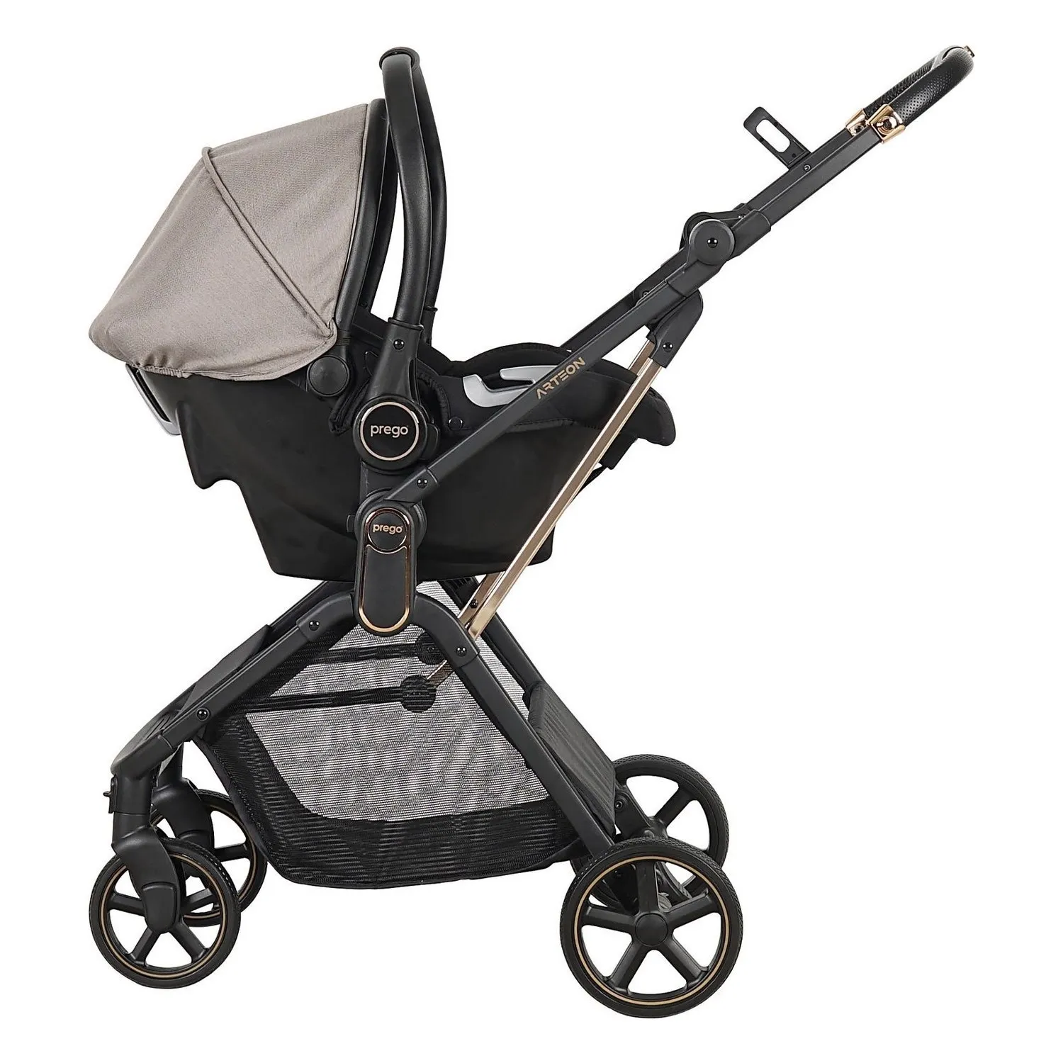 Prego 2244 Arteon Travel Sistem Bebek Arabası Bej