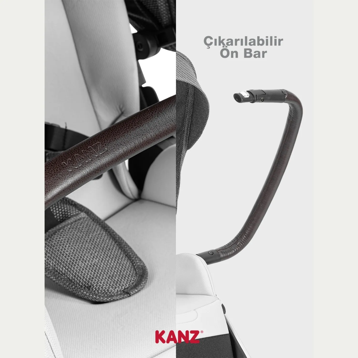 Kanz N-Go Travel Sistem Bebek Arabası Gri