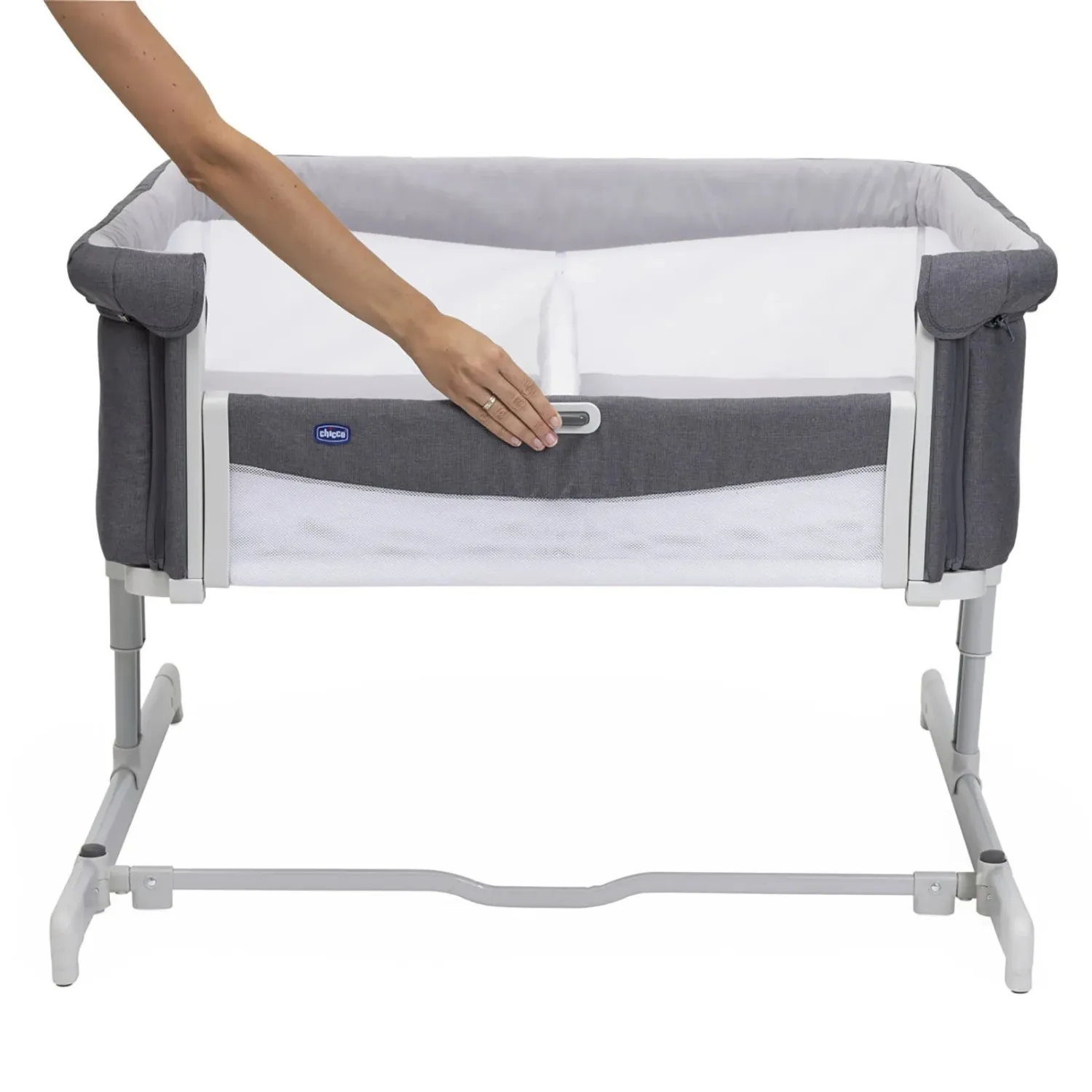 Chicco Next2Me Twin İkiz Anne Yanı Beşik Magnet Grey