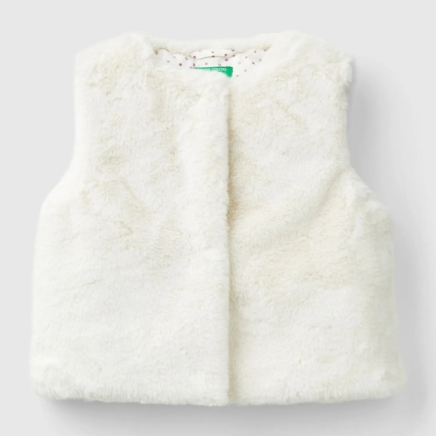 Benetton Yelek Krem