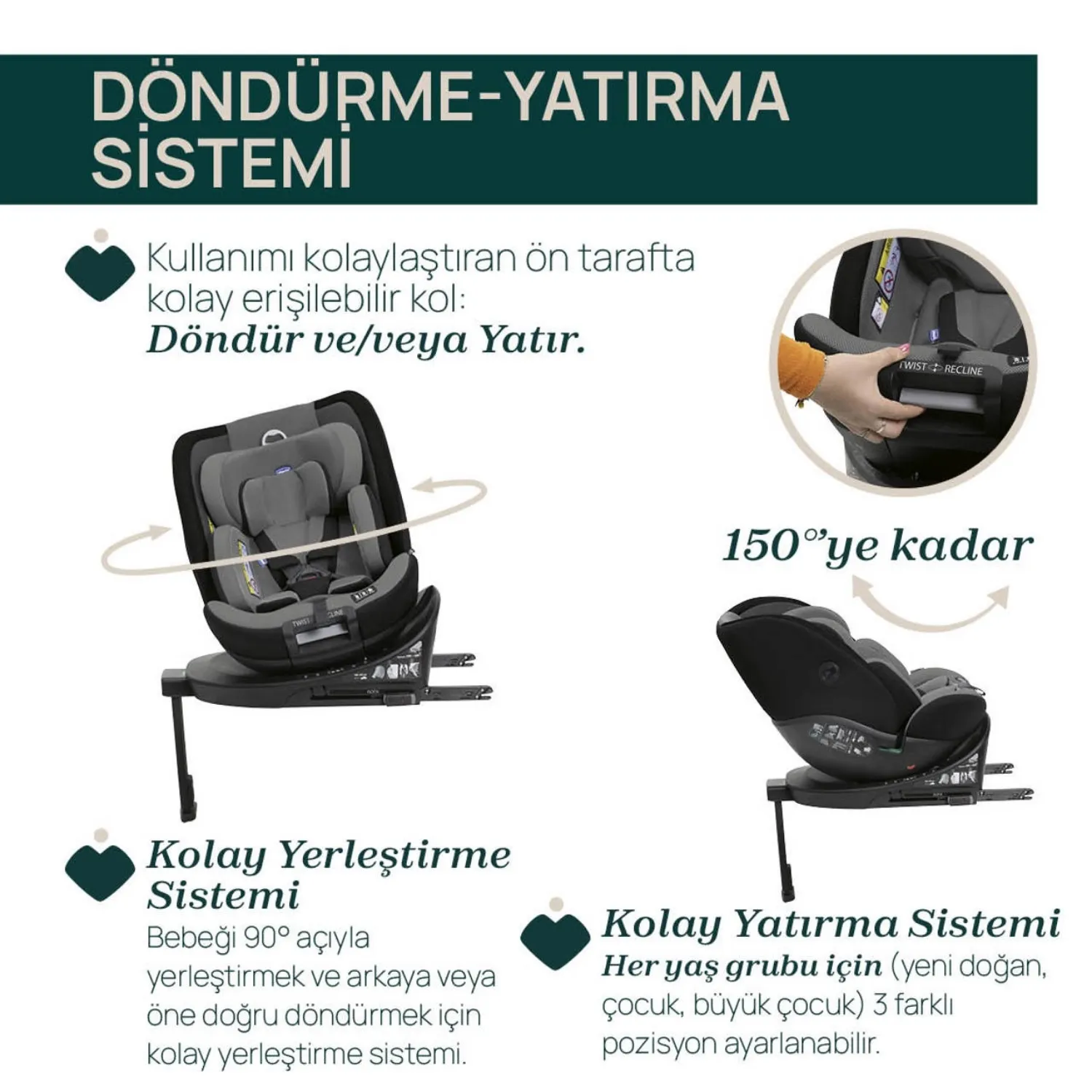 Chicco EverOne I-Size Oto Koltuğu 0-36 Kg Black
