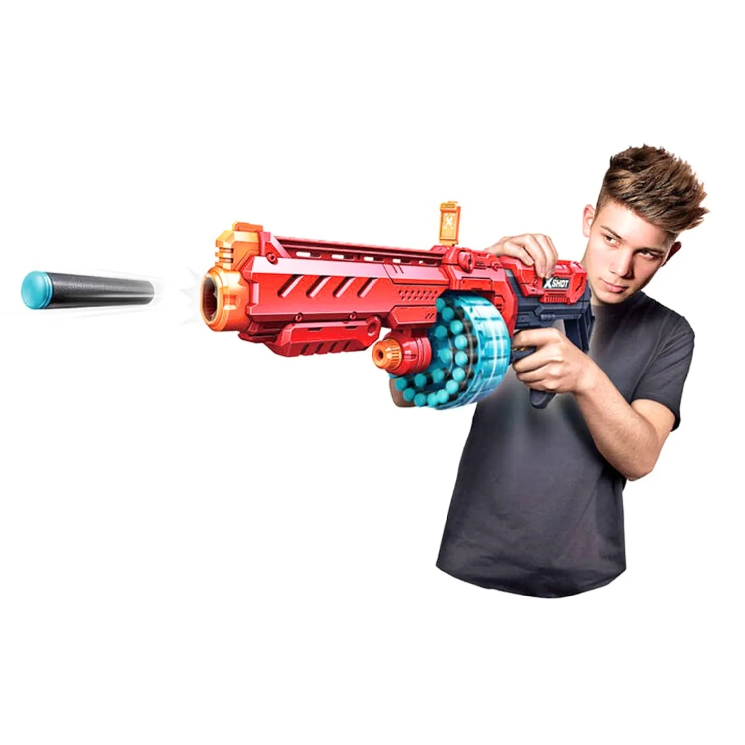 X-Shot-Silah Sünger Atan Excel-Turbo Fıre 48 Mermili