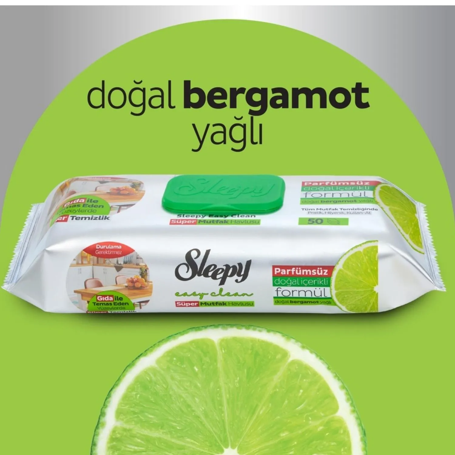 Sleepy Mutfak Havlusu Bergamot 50li