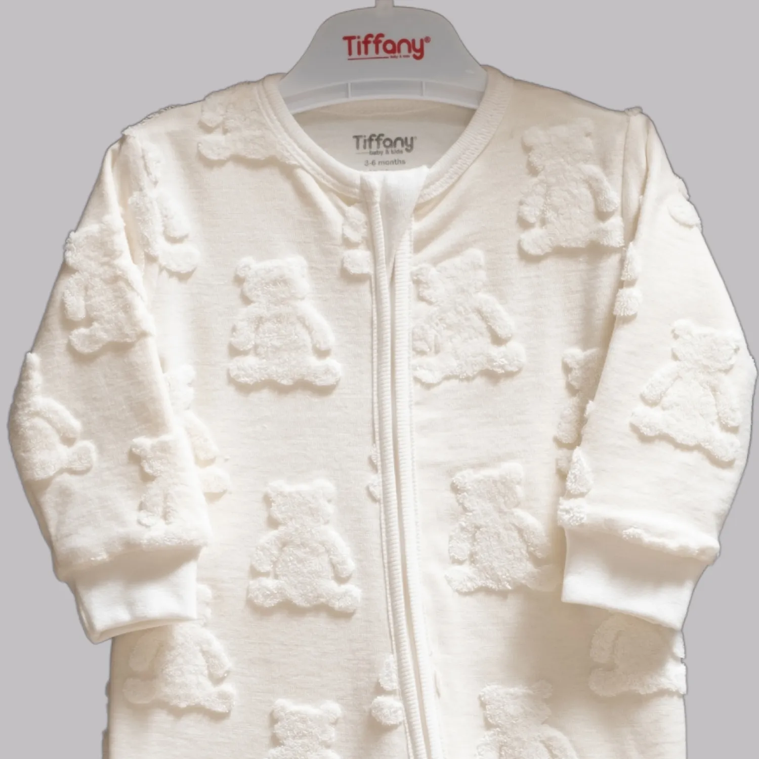 Tiffany Tulum Fermuarlı Patiksiz Puffy Big Bear Theme