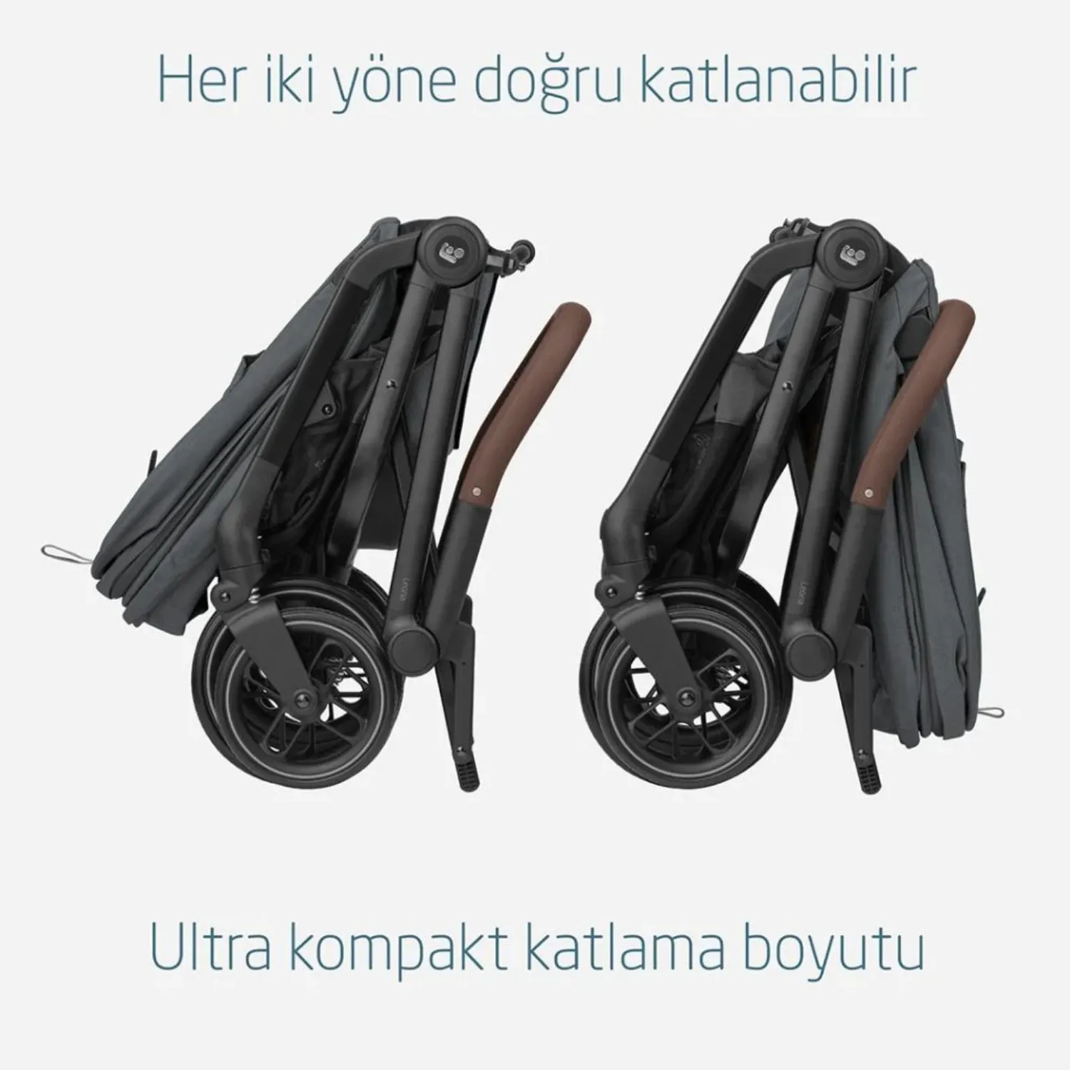 Maxi Cosi Leona2 Çift Yönlü Bebek Arabası Twillic Graphite