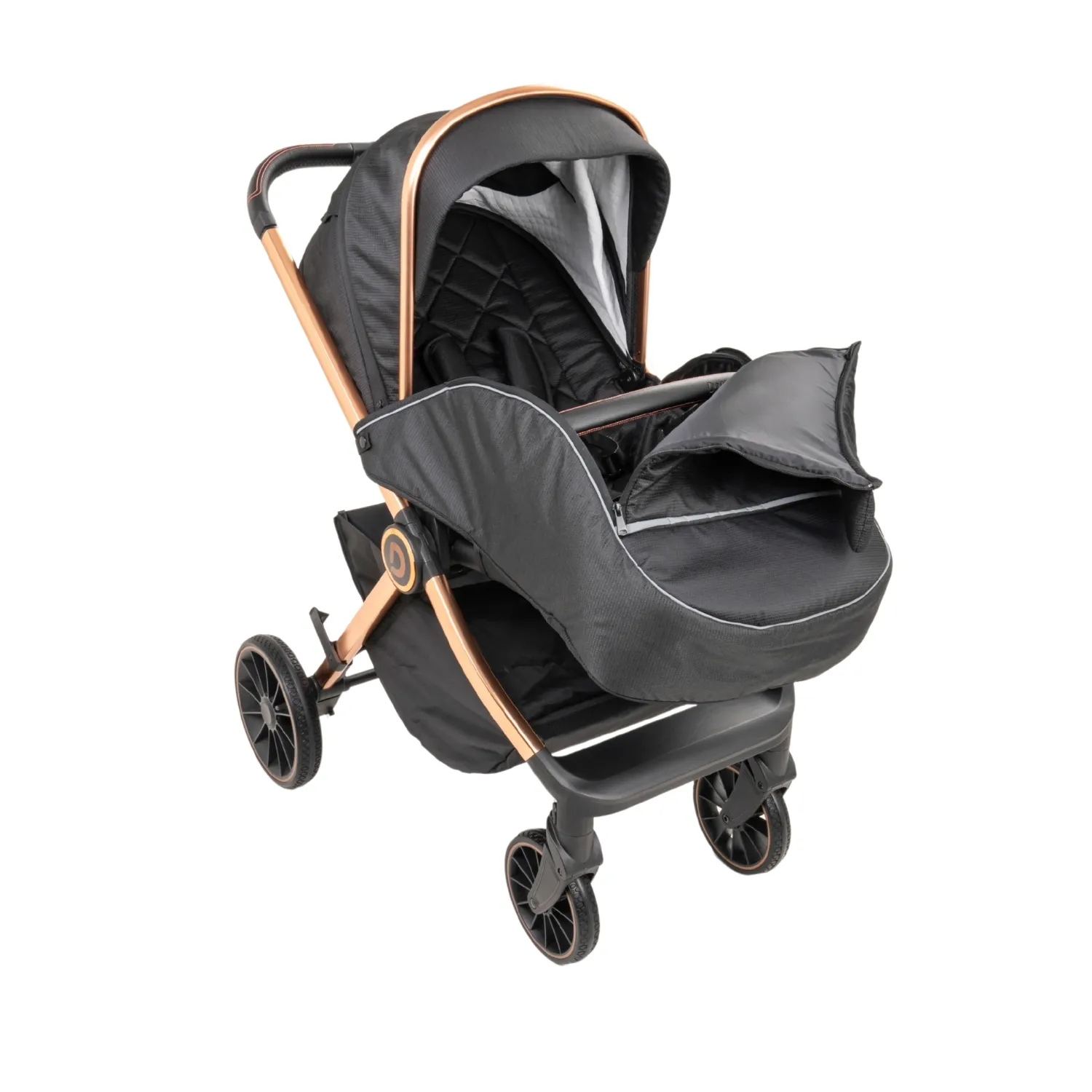 Duux Pro Max 2 Travel Sistem Bebek Arabası Black