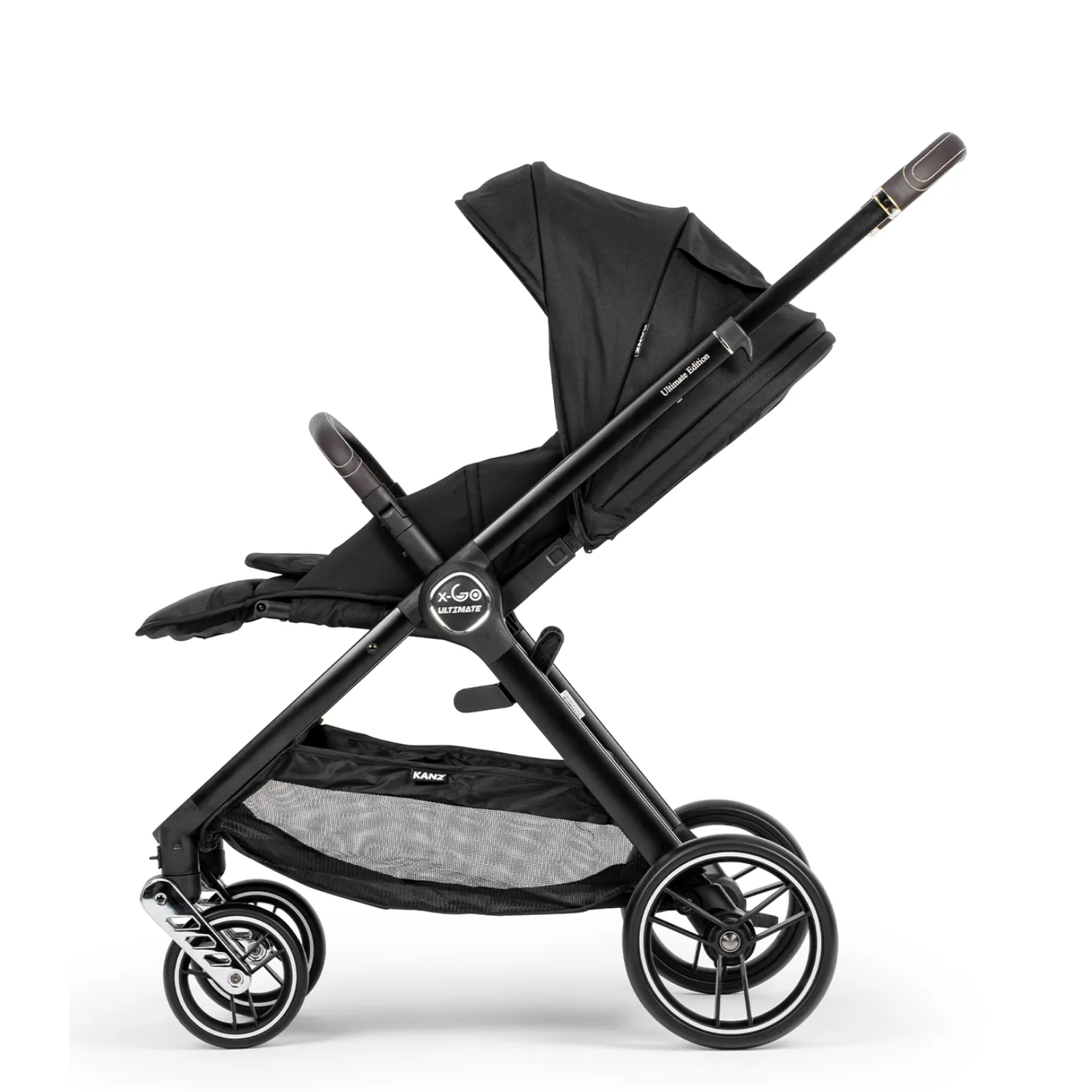 Kanz X-Go Ultimate Travel Sistem Bebek Arabası Silver Siyah