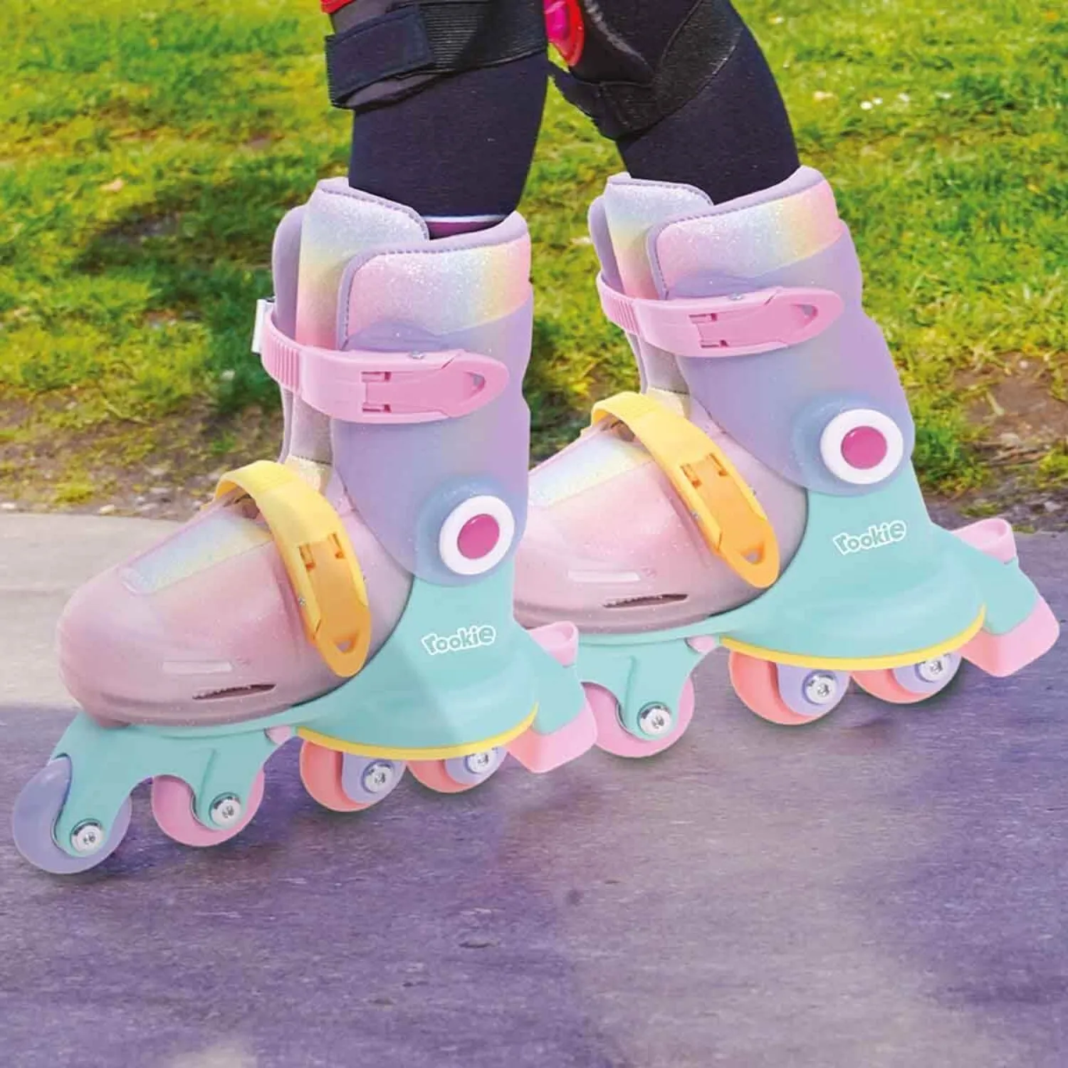 Ayarlanabilir Dönüşen Tekerlekli 2 IN 1 Twisty Paten Pembe