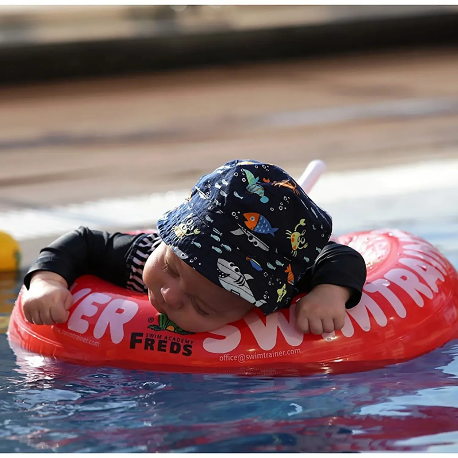 Mycey Swimtrainer 3 Ay-4 Yaş Yüzme Simidi Kırmızı