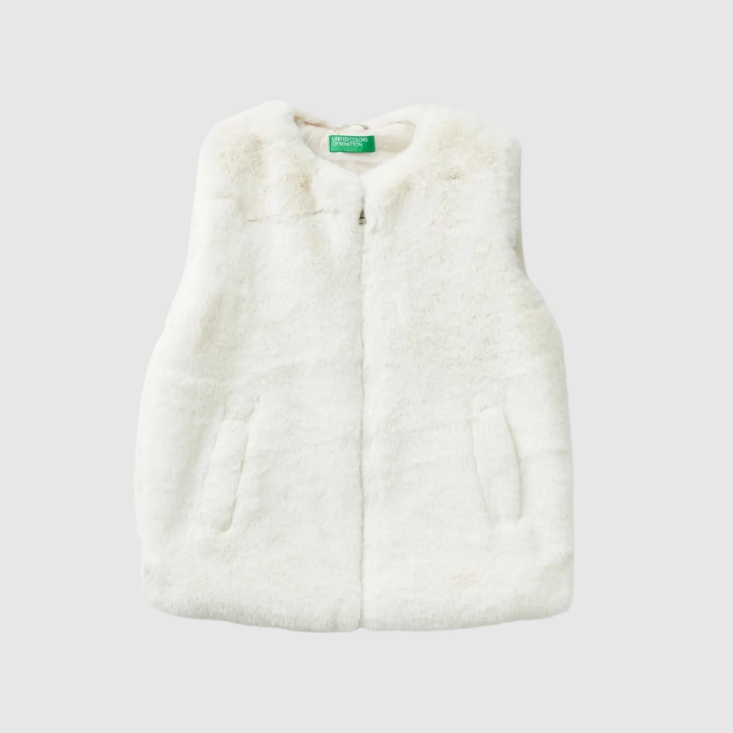 Benetton Yelek Krem