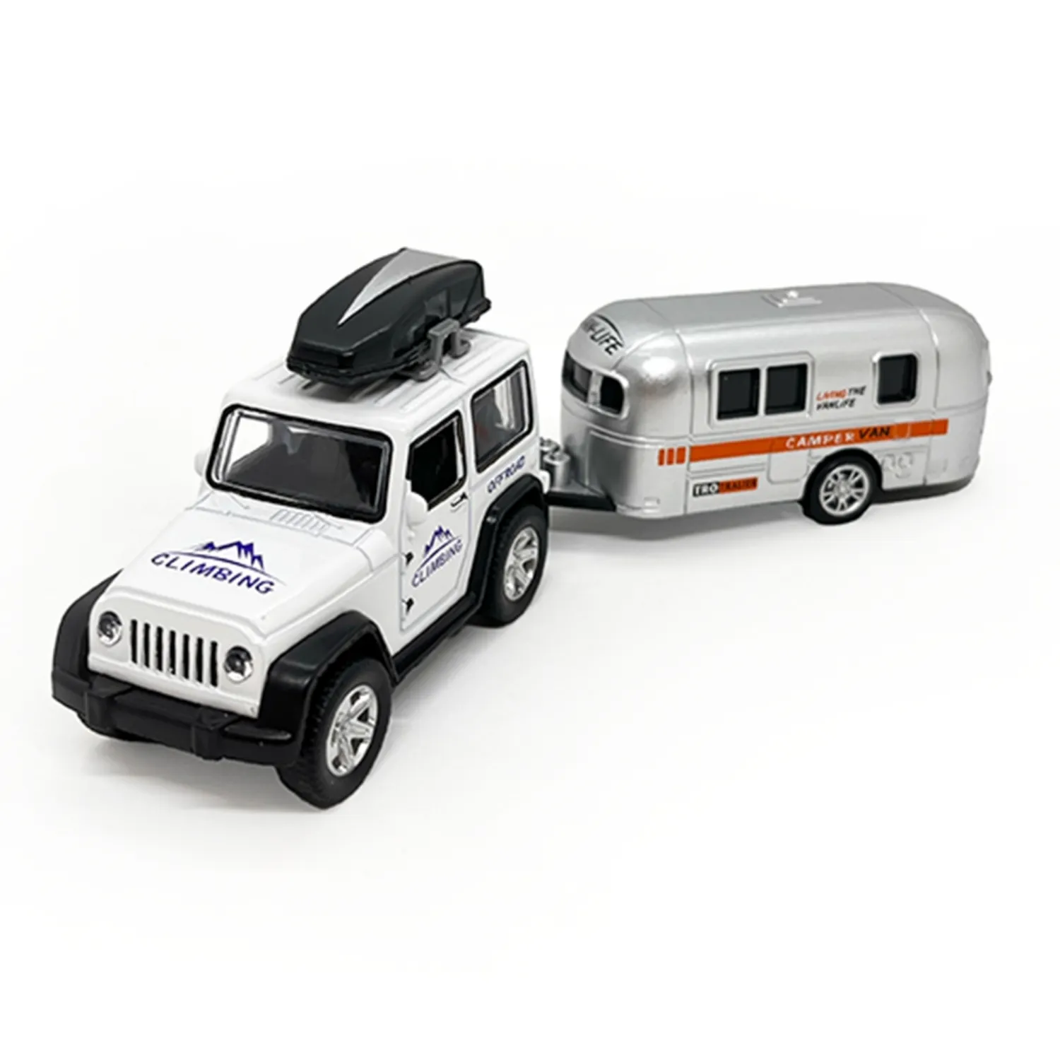 Diecast Metal Araba Karavanlı
