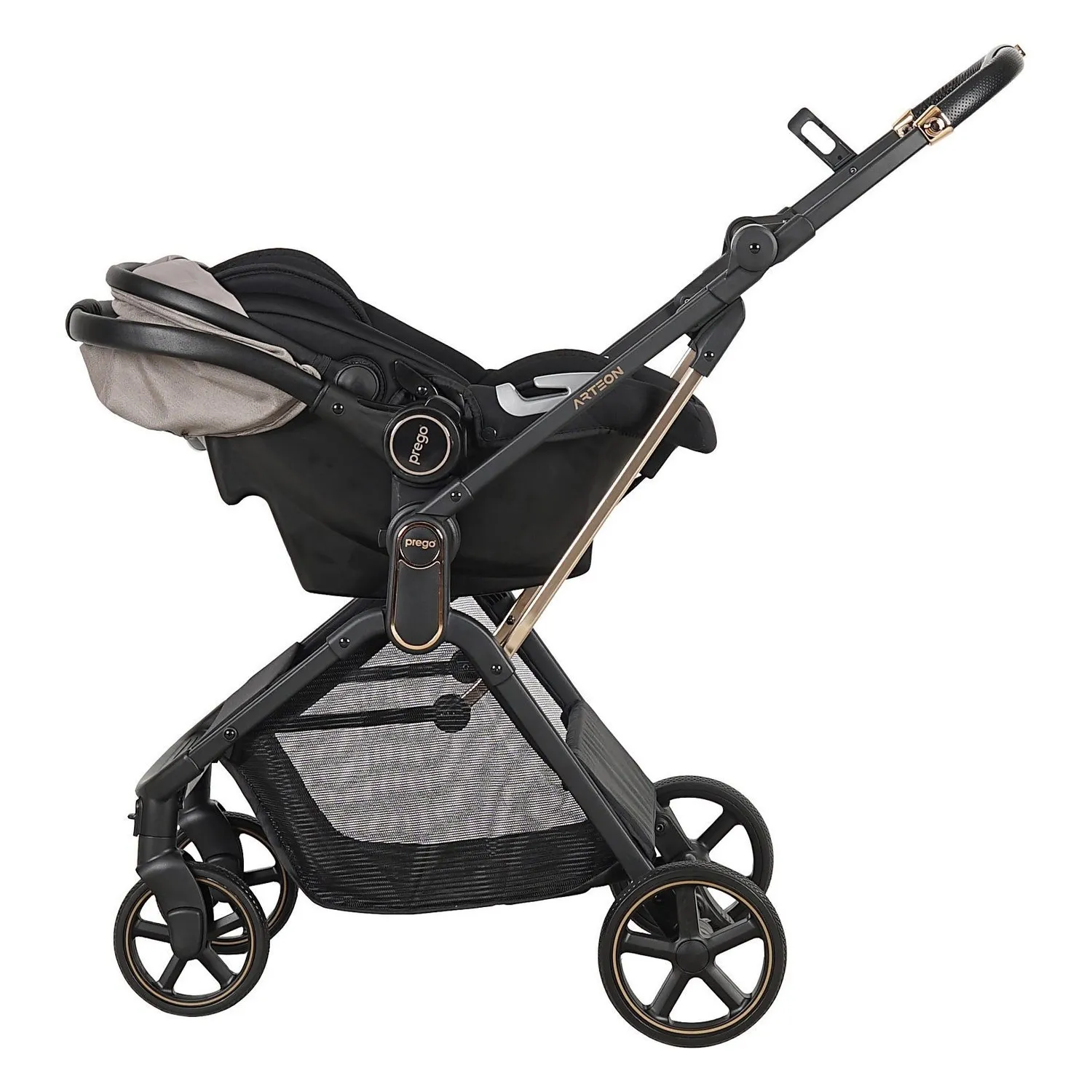 Prego 2244 Arteon Travel Sistem Bebek Arabası Bej