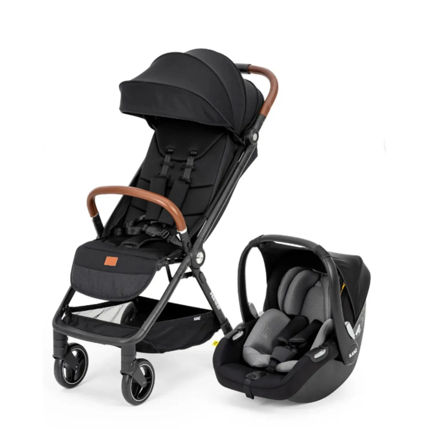 Kanz İnstreet Travel Sistem Bebek Arabası Black