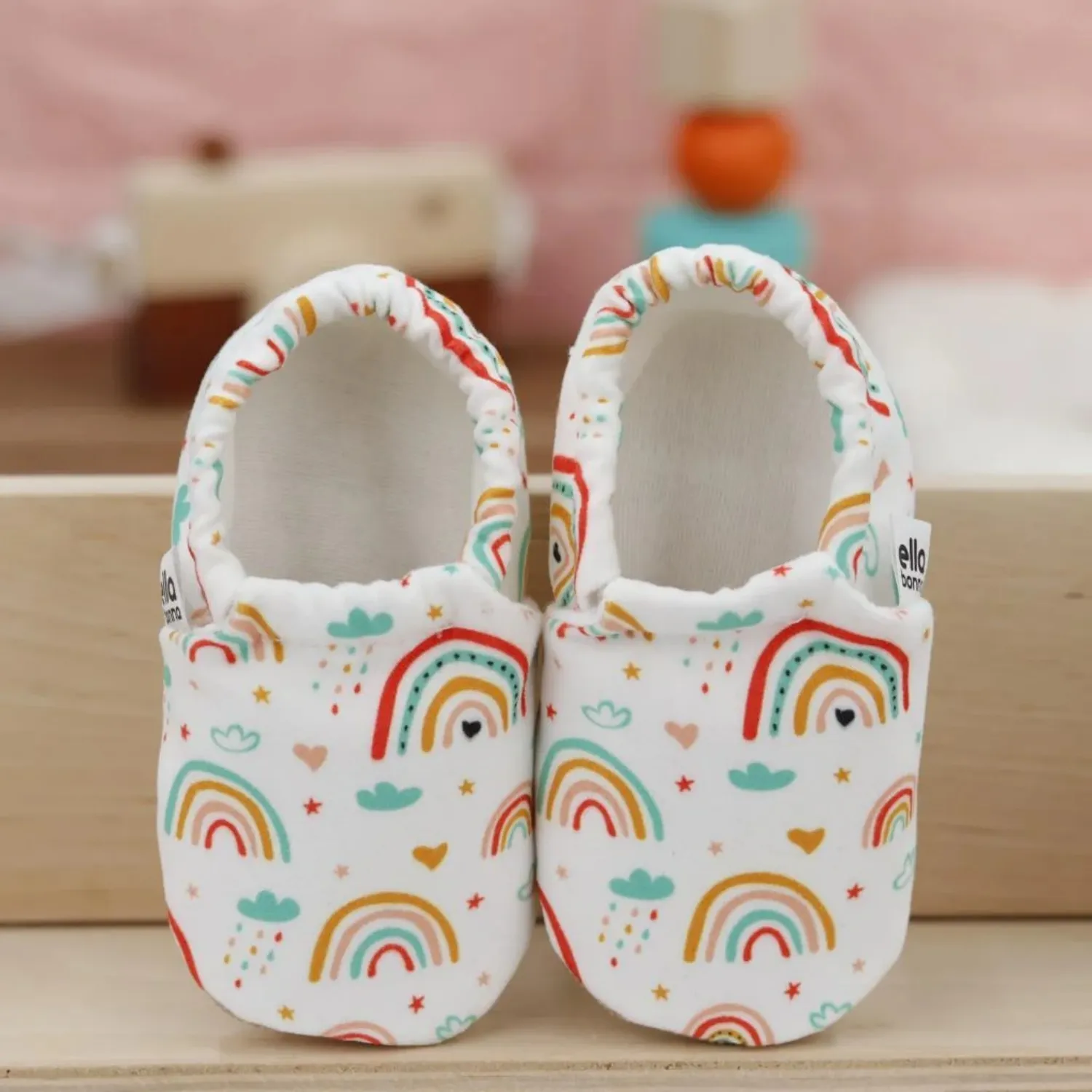 Ella Bonna Patik Kaydırmaz Taban Rainbow