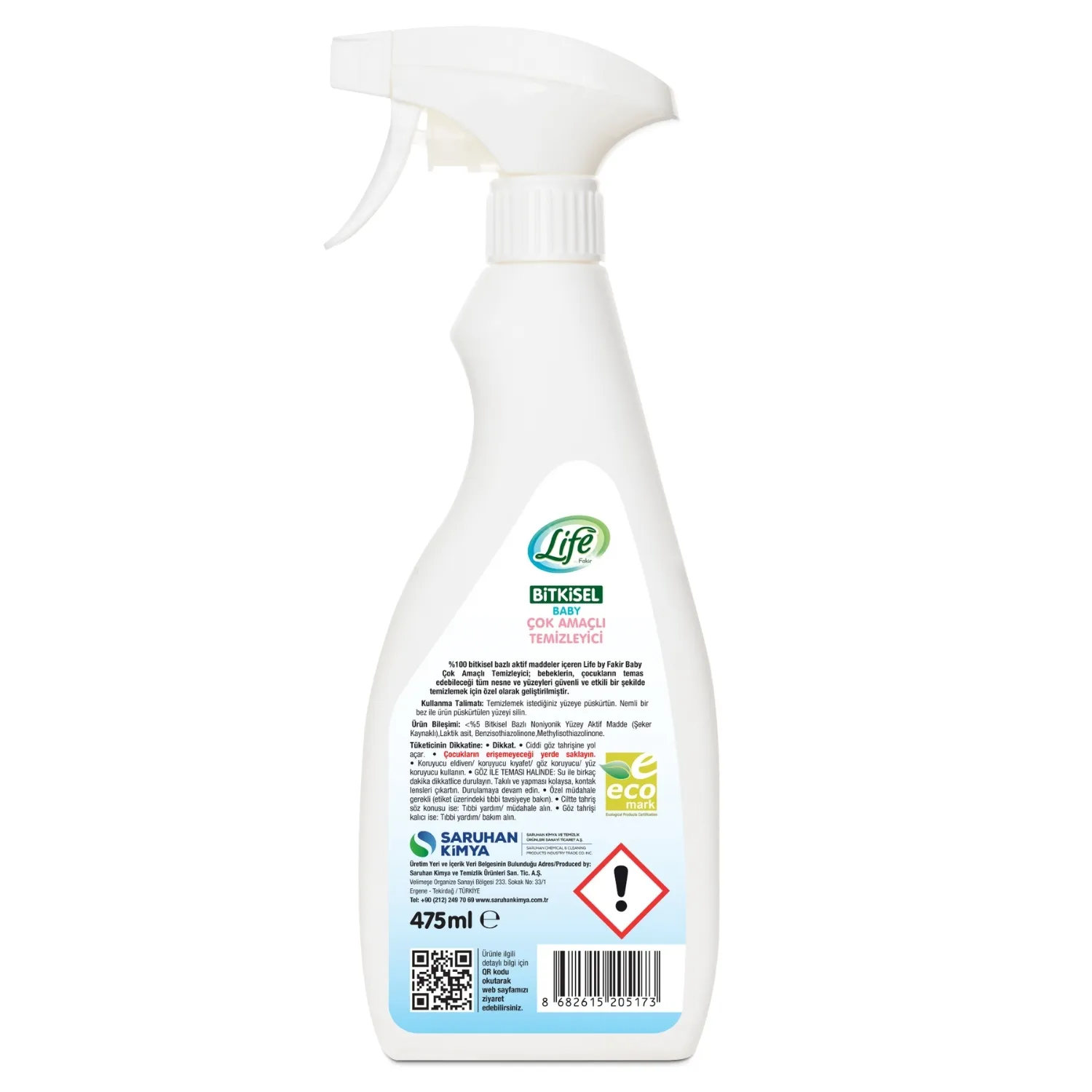 Life by Fakir Çok Amaçlı Temizleyici 475ml