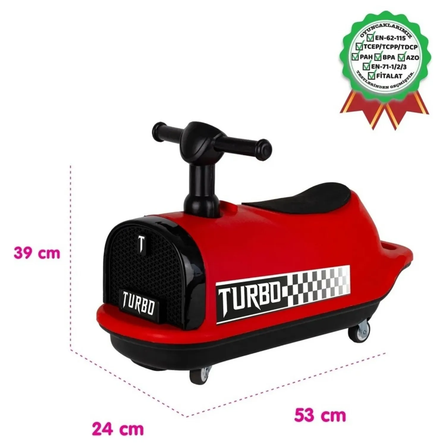 İlk Arabam Turbo Bitgit Araba Kırmızı