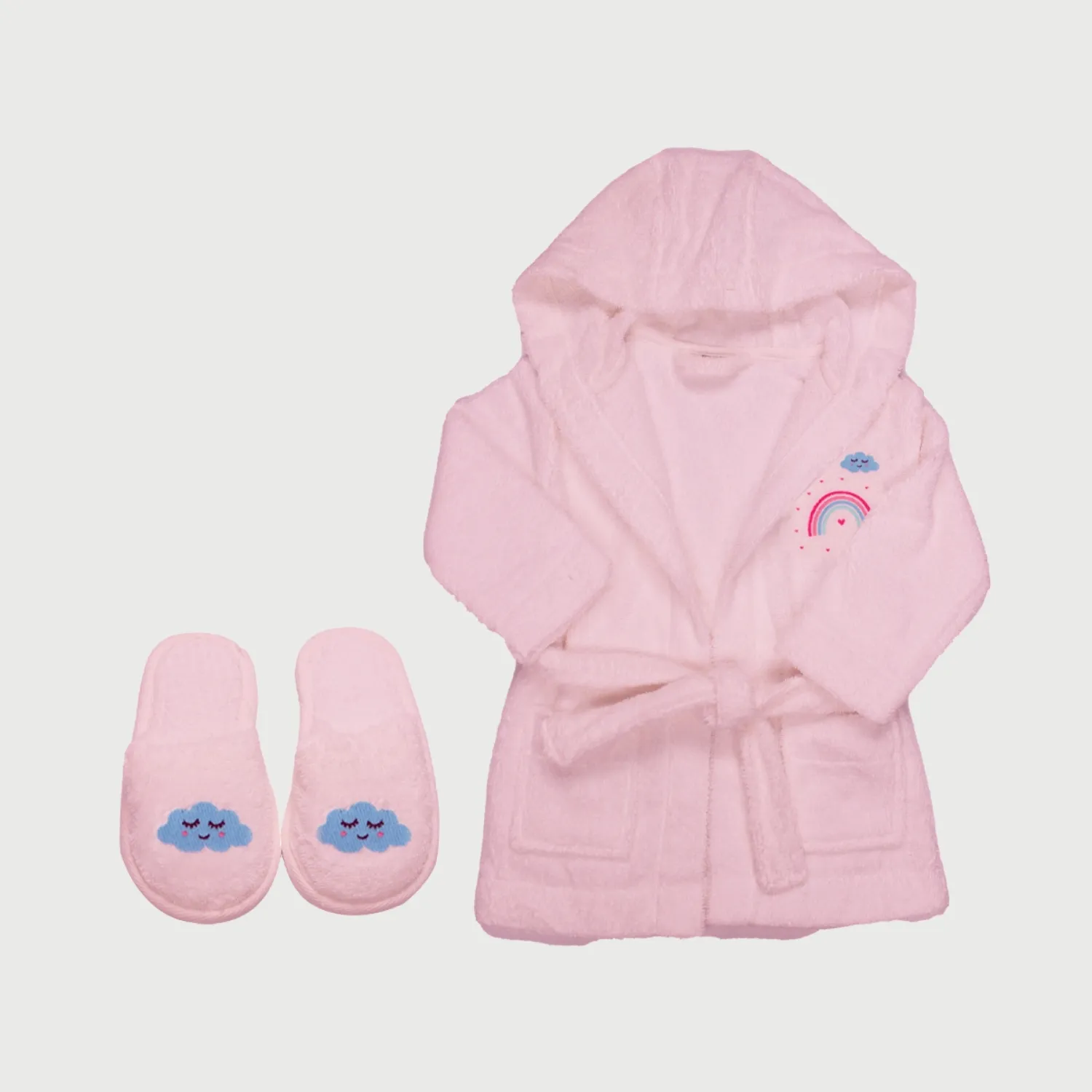 Bistyle Bornoz Luluco Rainbow Pembe