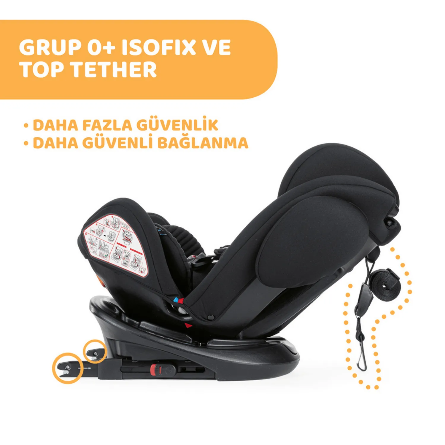 Chicco Unico Plus Baby Oto Koltuğu 0-36 Kg Black