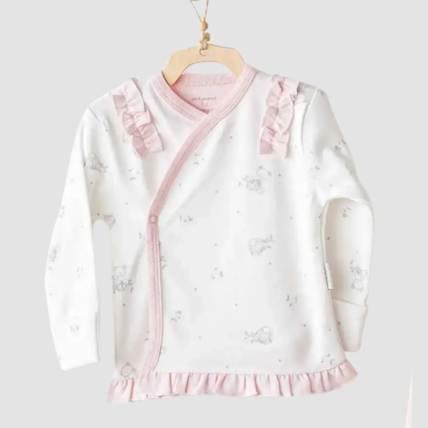 Andy Wawa Zıbın Takımı 3lü Cuddly Bunny Bear Pembe