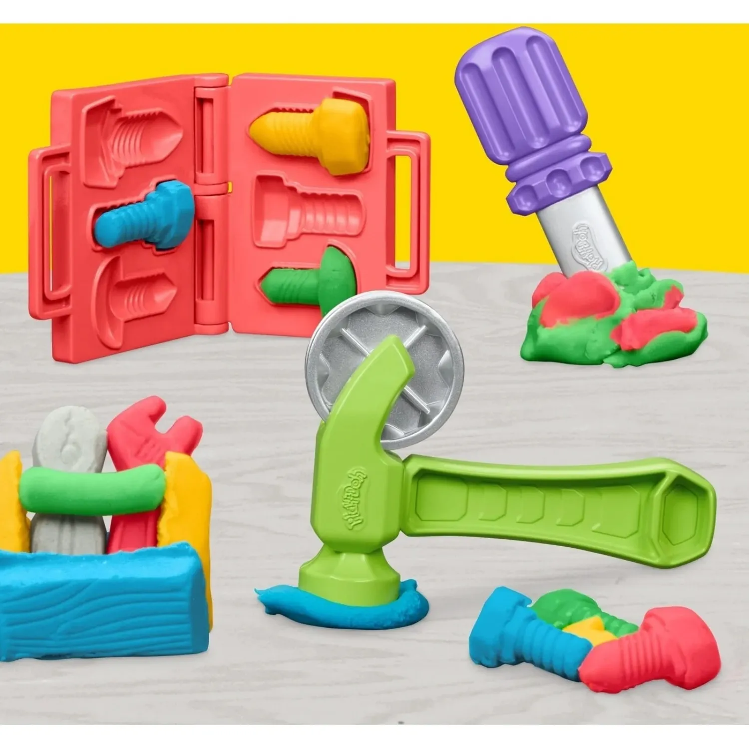 Play Doh Damga ve Testere Aleti Tezgahı 