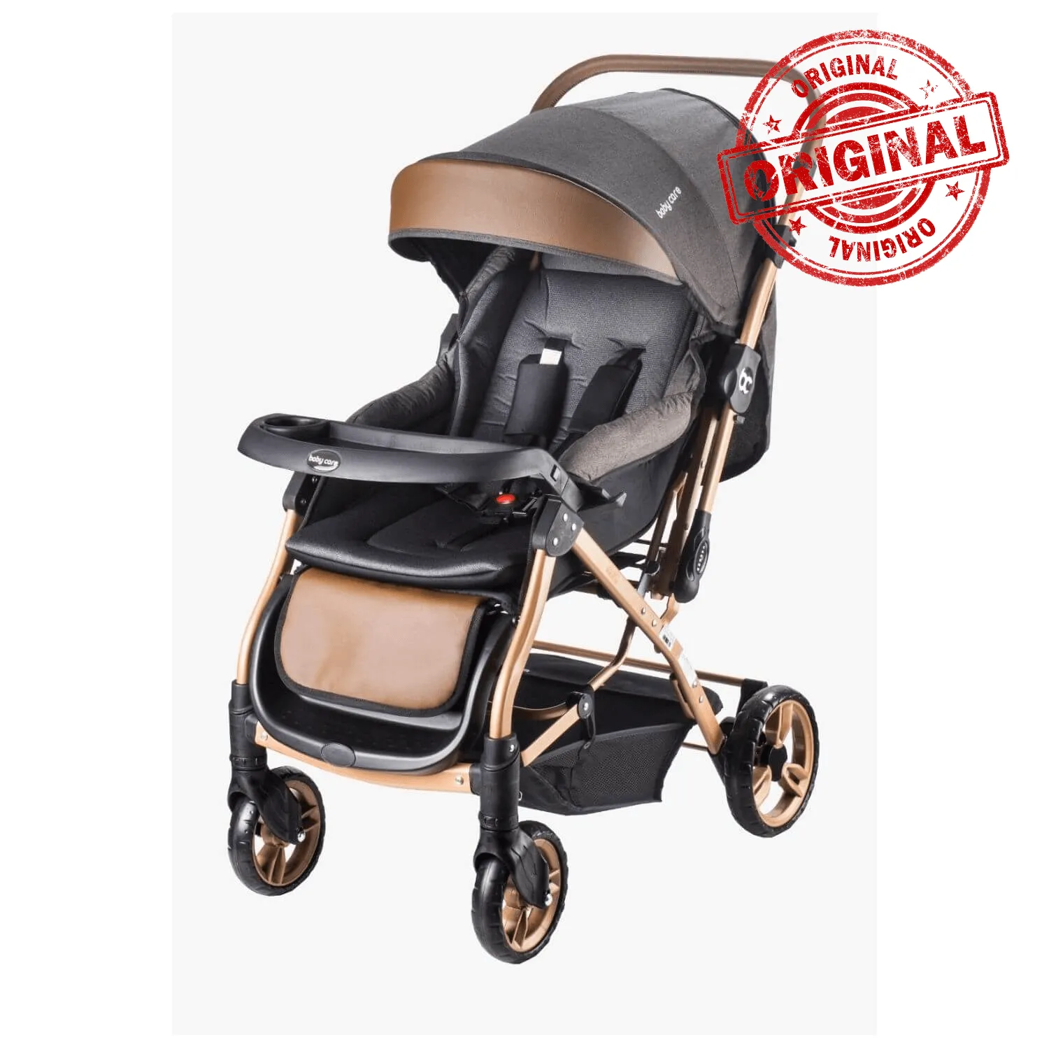 Baby Care Capron Bebek Arabası Gold Siyah