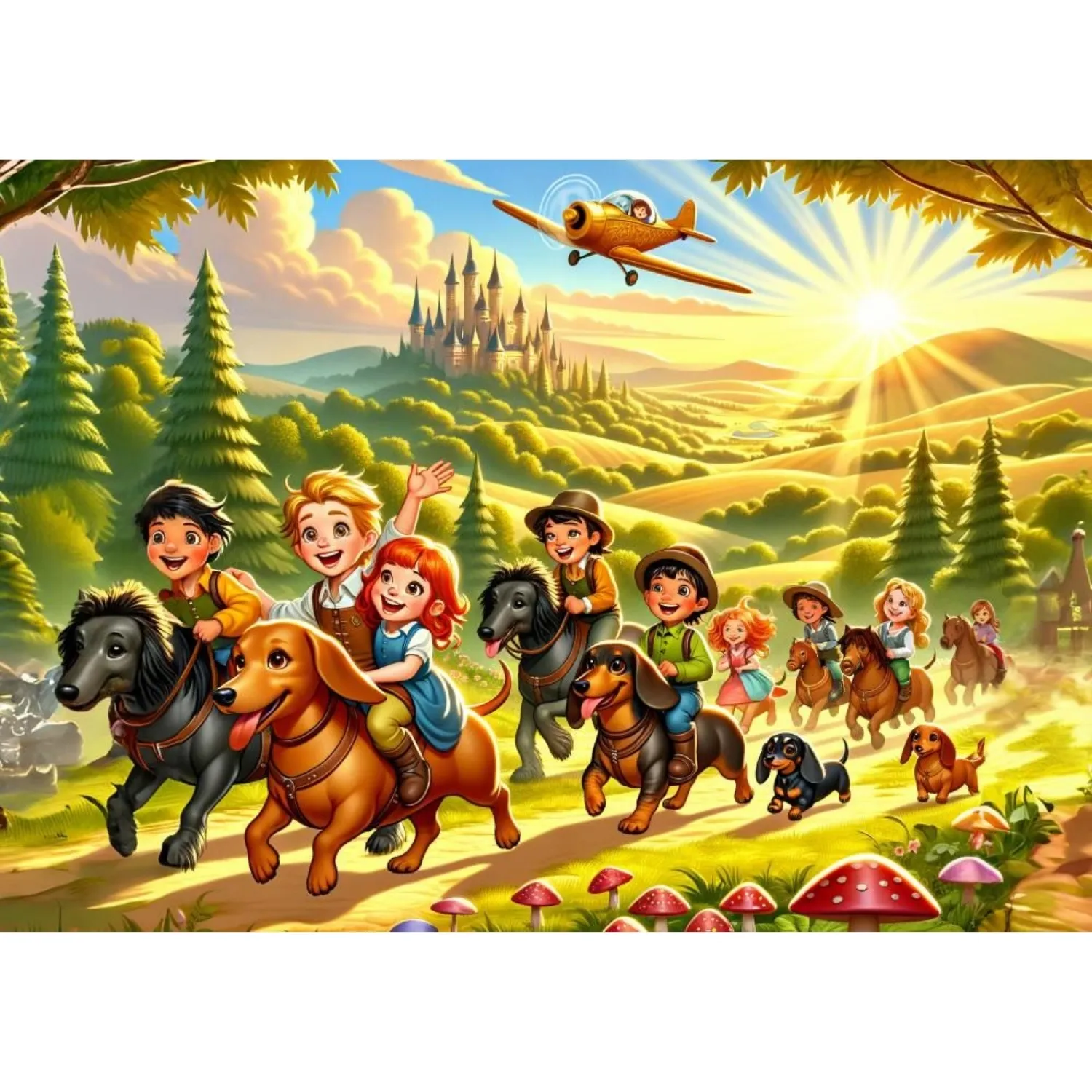 Art Çocuk Ormanda Keşif 100 Parça Puzzle