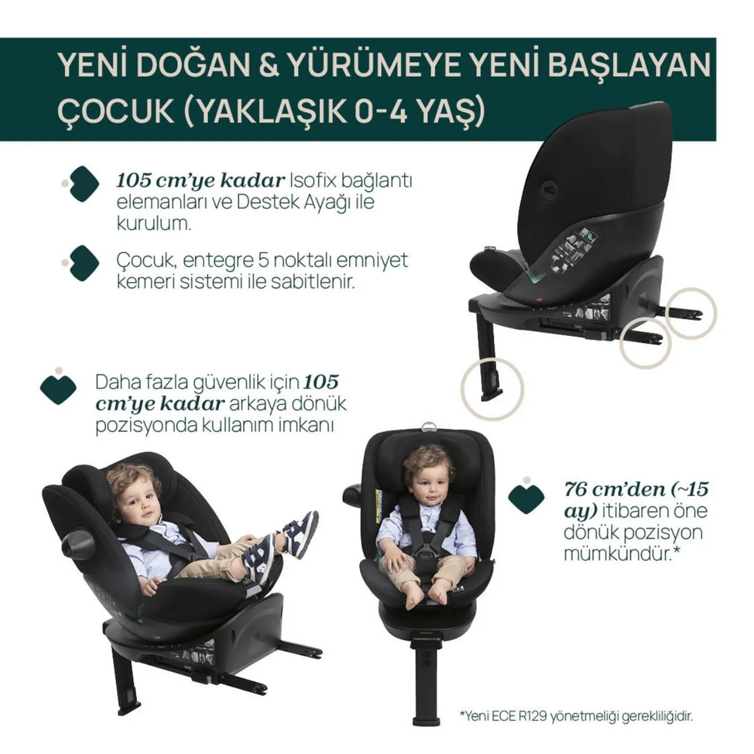 Chicco EverOne I-Size Oto Koltuğu 0-36 Kg Black