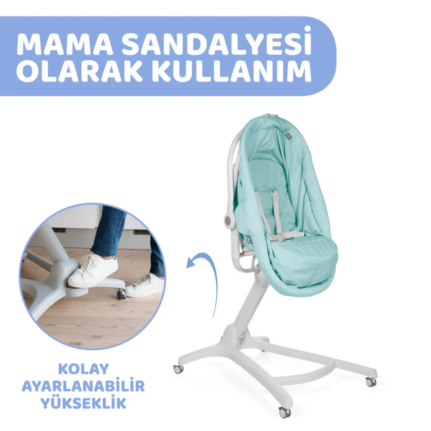 Chicco Baby Hug 4 in 1 Ana Kucağı Aquarelle