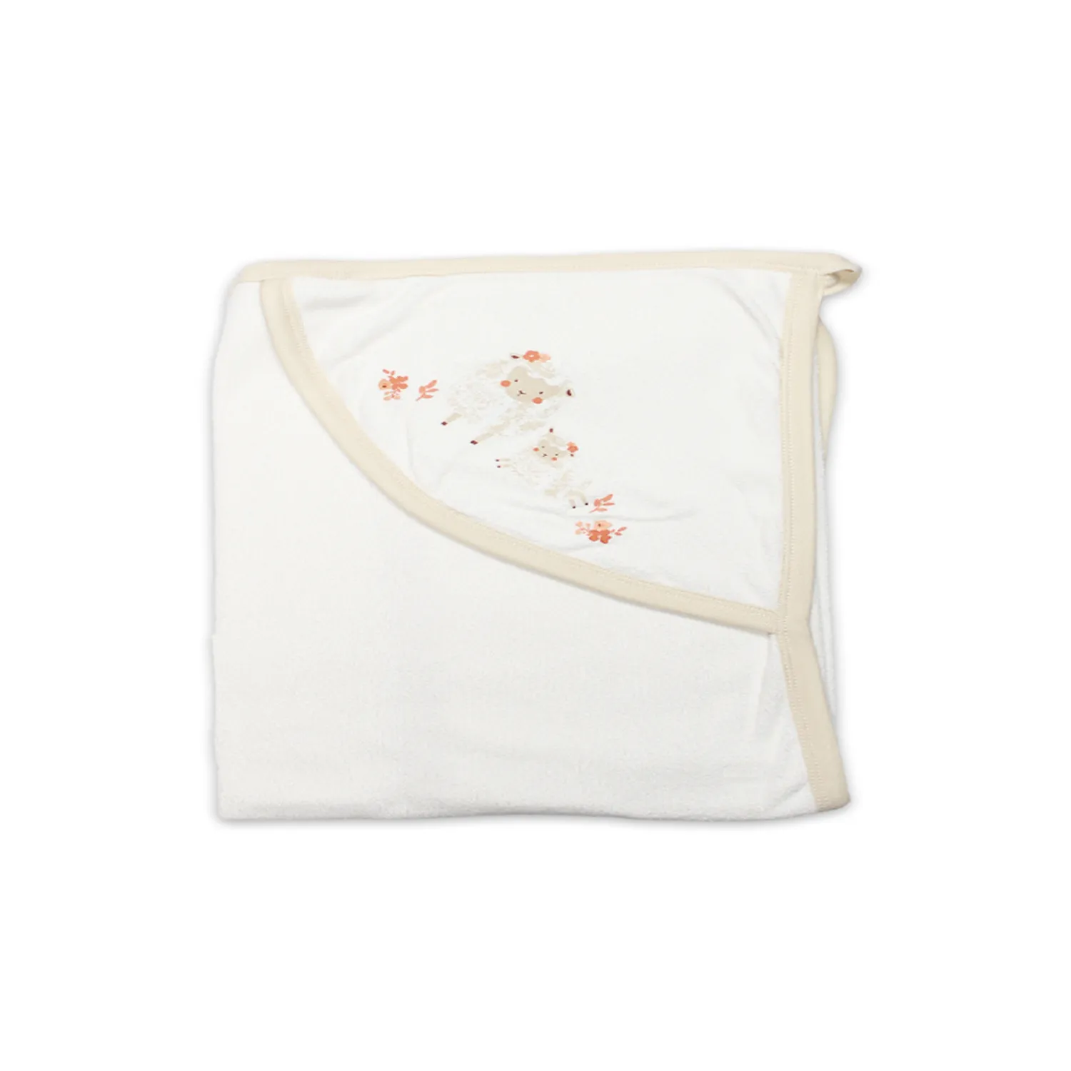 Bistyle Havlu Fluffy And Lovely 85x90cm Bej - Somon - Ekru