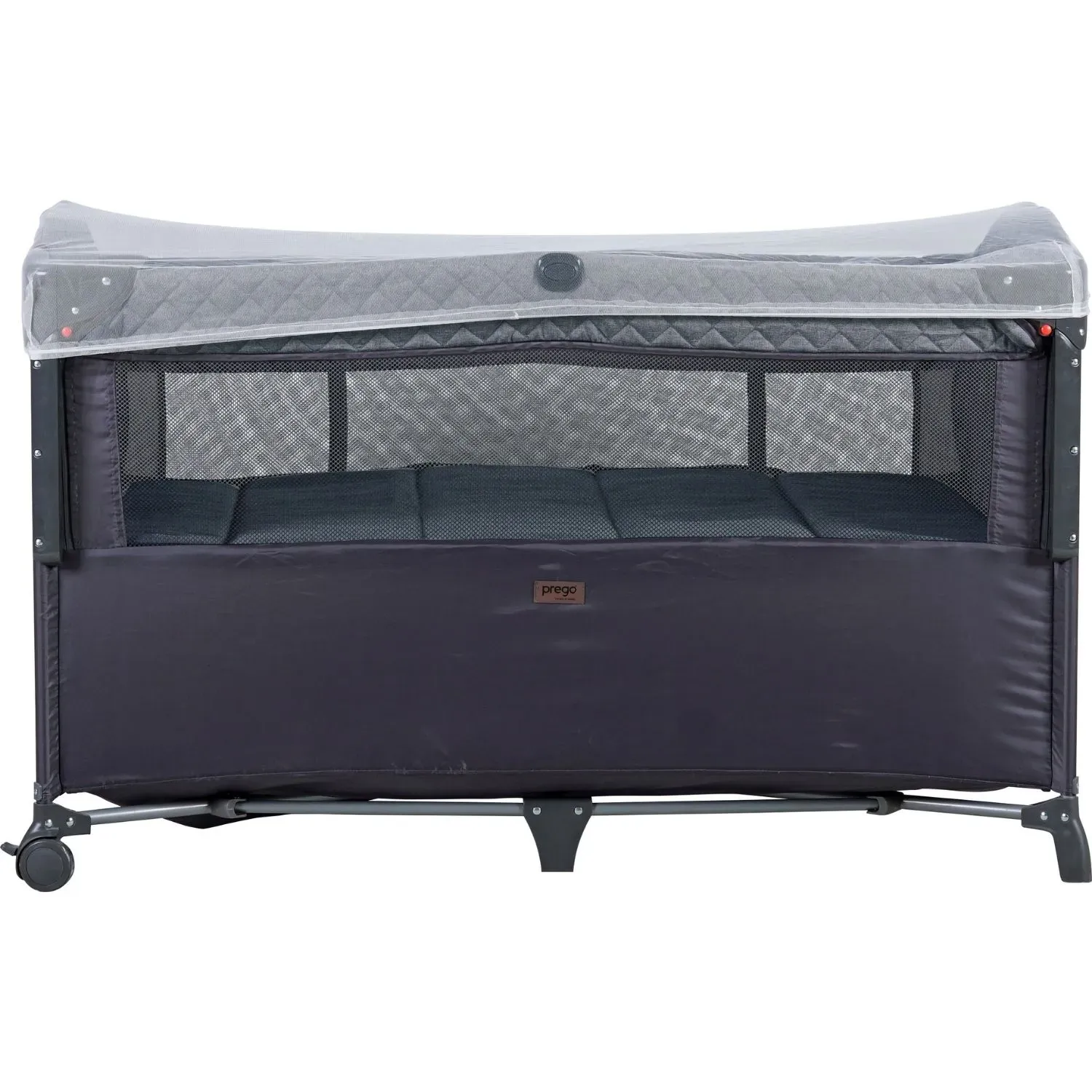 Prego 8044 Miami Plus Yatak Hediyeli Anne Yanı Oyun Parkı 70x120 cm Gri