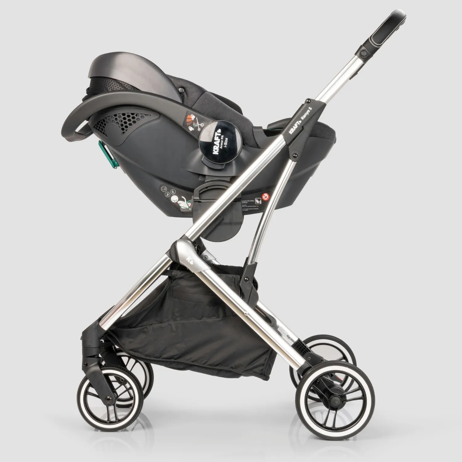 Kraft Kenya S Travel Sistem Bebek Arabası Grey