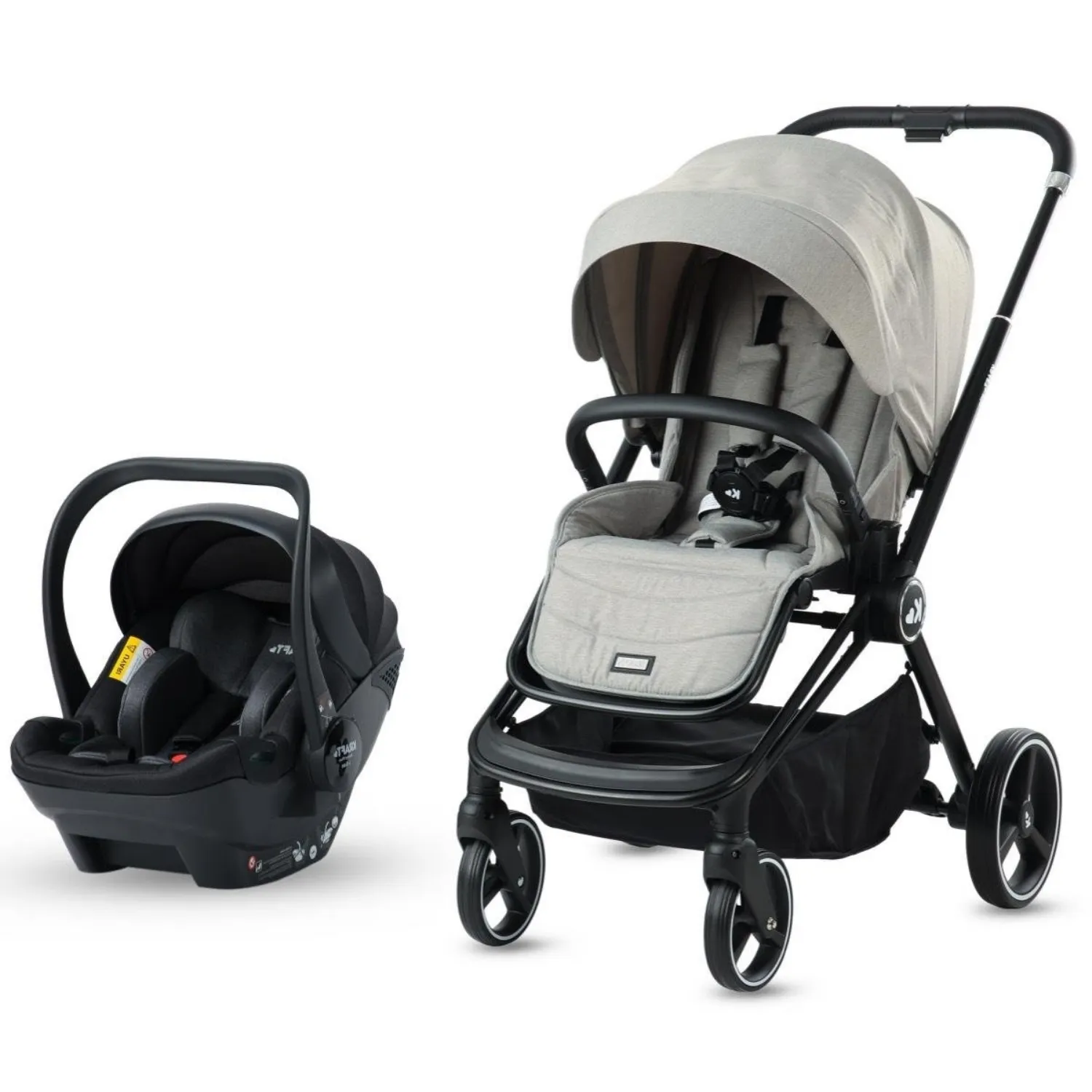 Kraft Mika Travel Sistem Bebek Arabası Grey