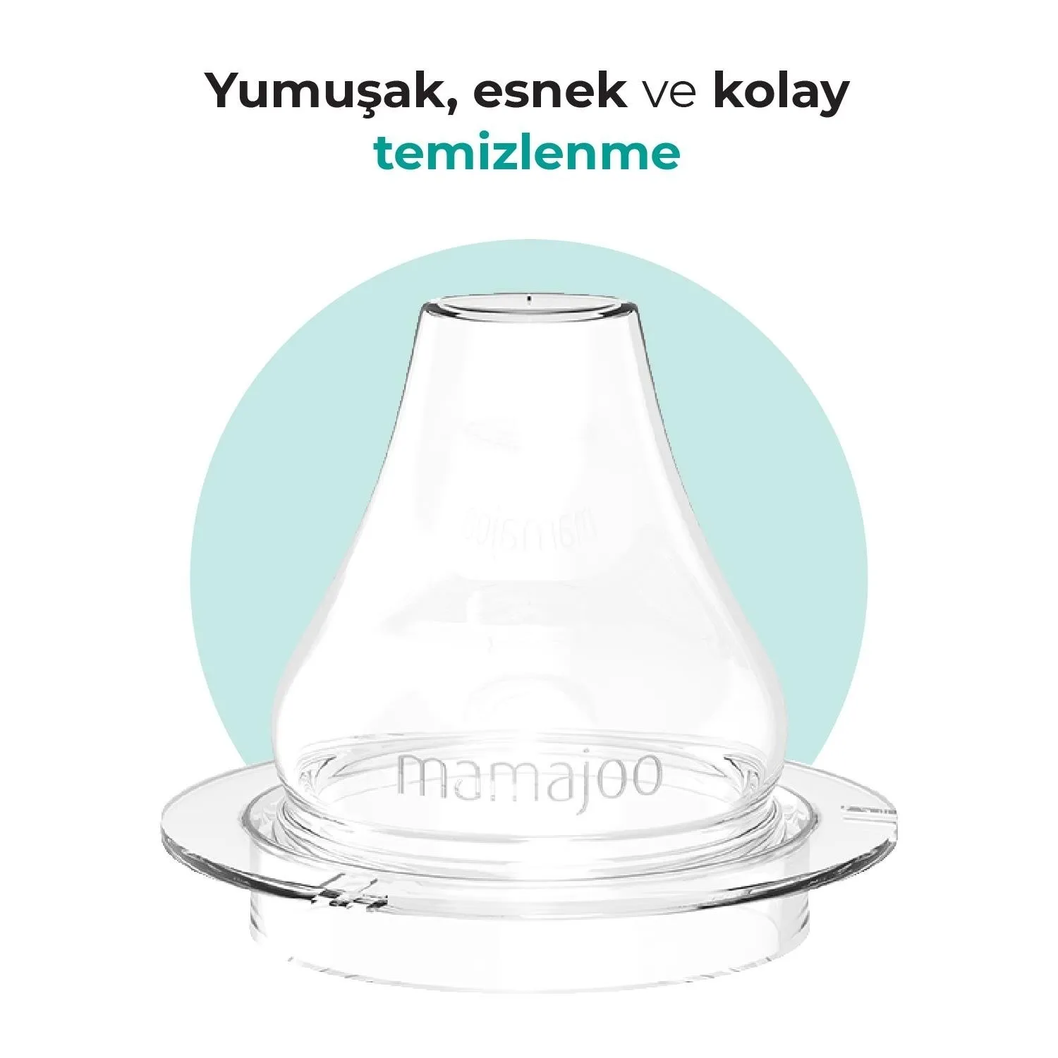 Mamajoo Kulplu Akıtmaz Eğitici Bardak 160 ml&Anti-Kolik Uç Powder Blue