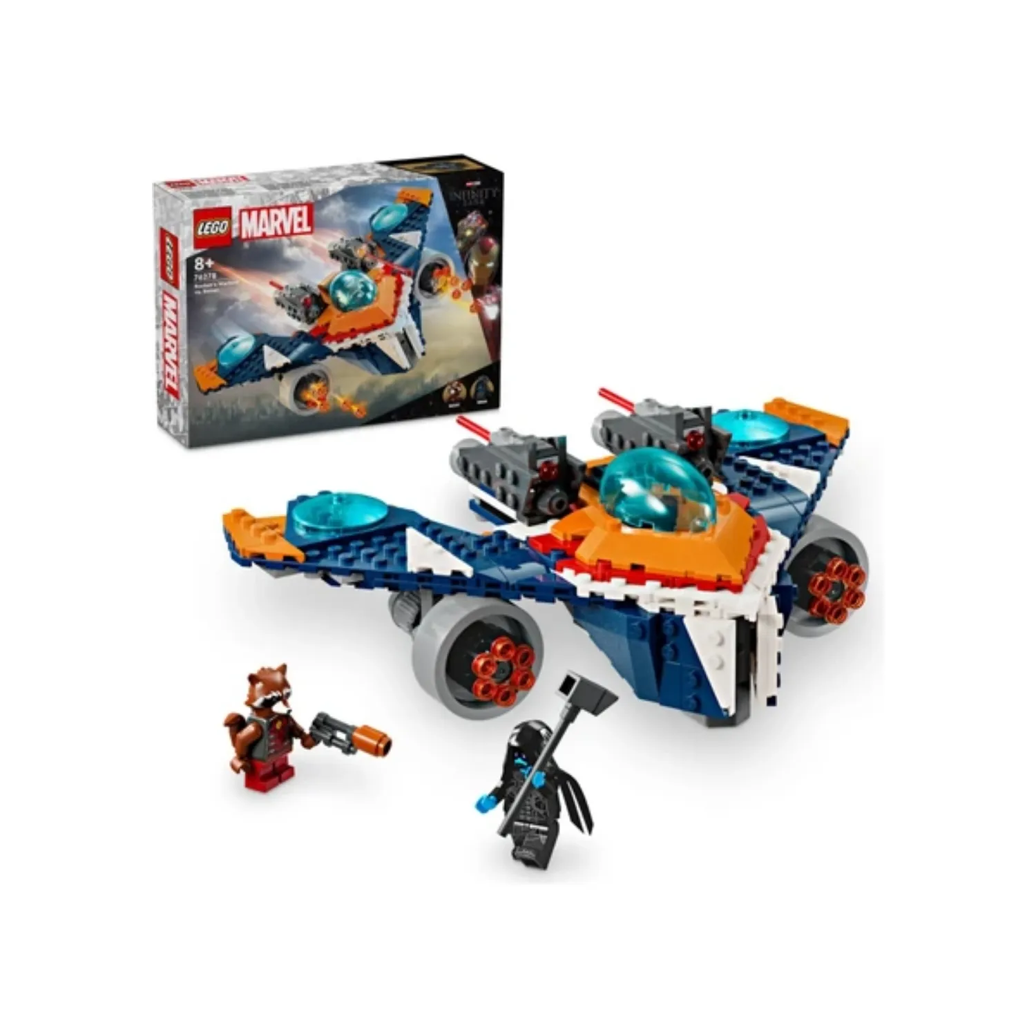 LEGO® Marvel Rocket'in Warbird Aracı Ronan'a Karşı 76278
