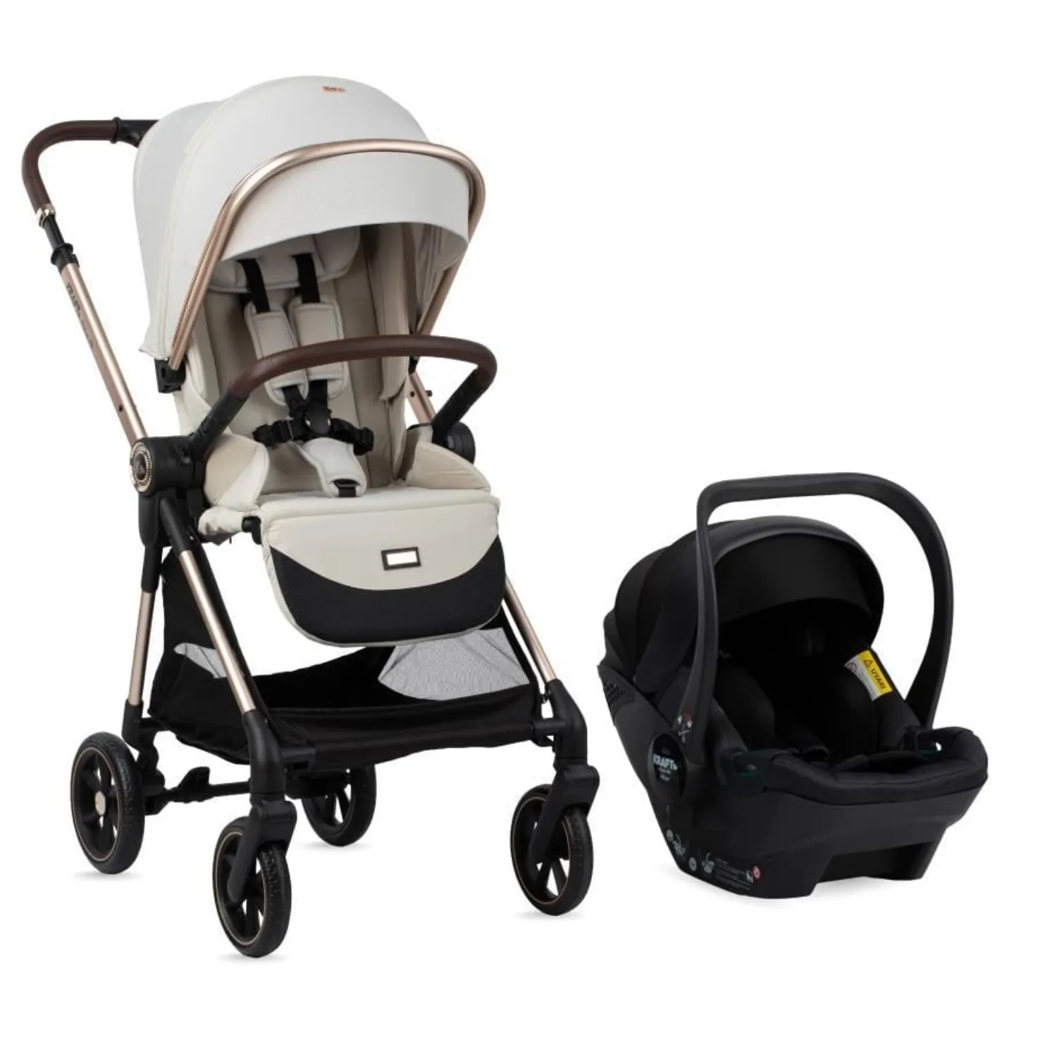 Kraft Focus Pr Travel Sistem Bebek Arabası Khaki
