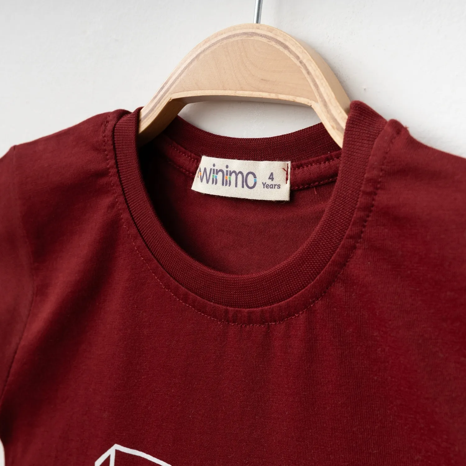 Winimo T-Shirt W Baskılı Bordo
