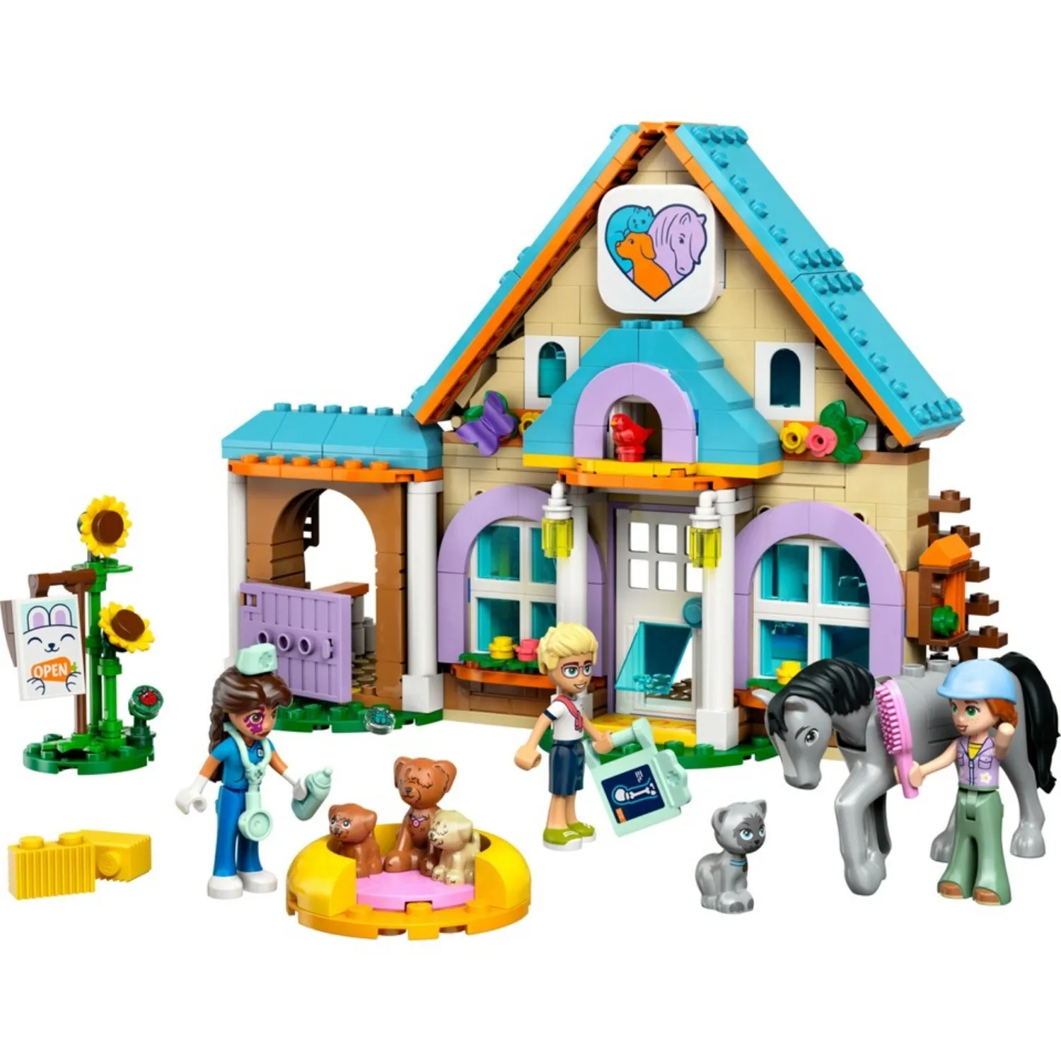 LEGO Friends At ve Evcil Hayvan Veteriner Kliniği 42651 
