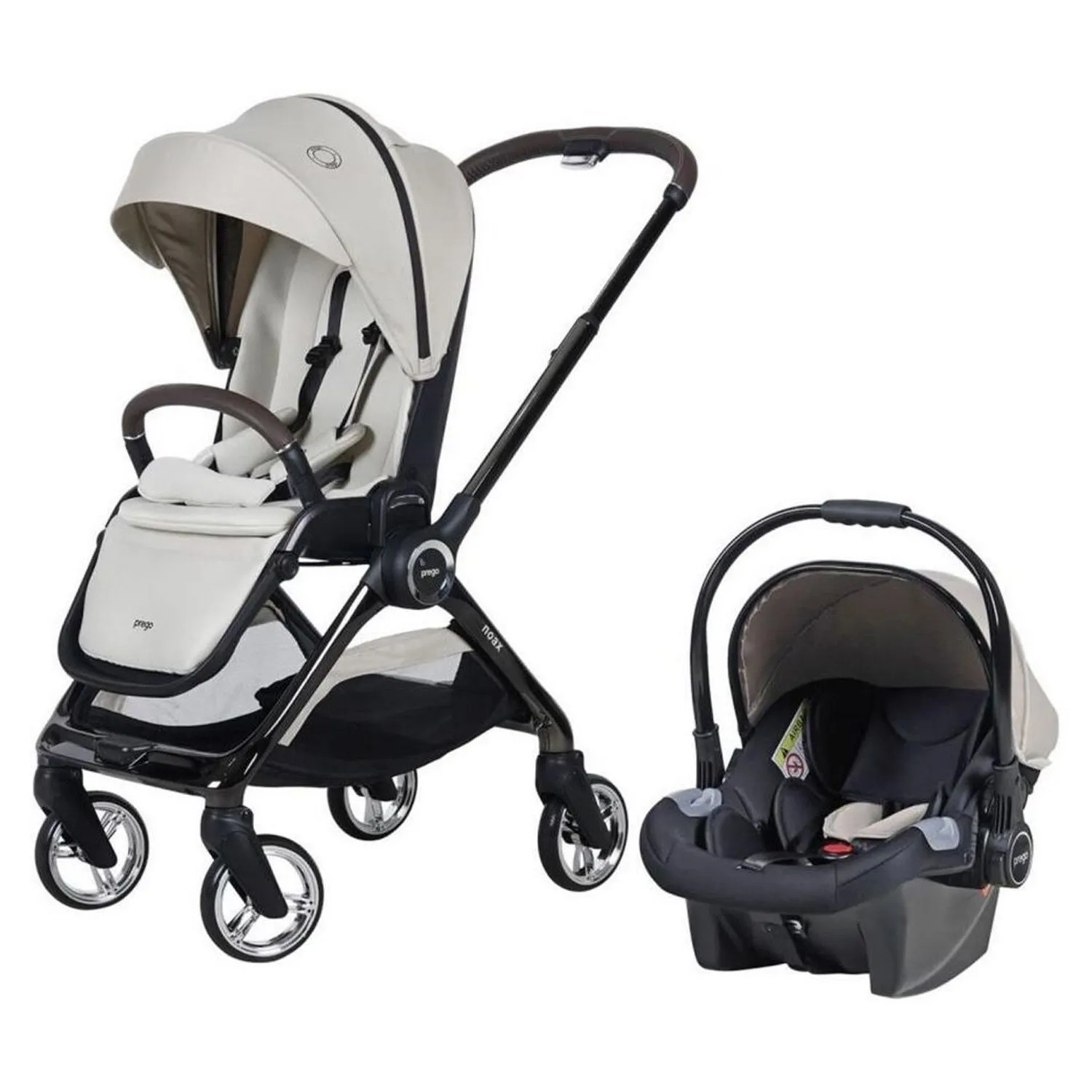 Prego 2083 Noax Travel Sistem Bebek Arabası Bej