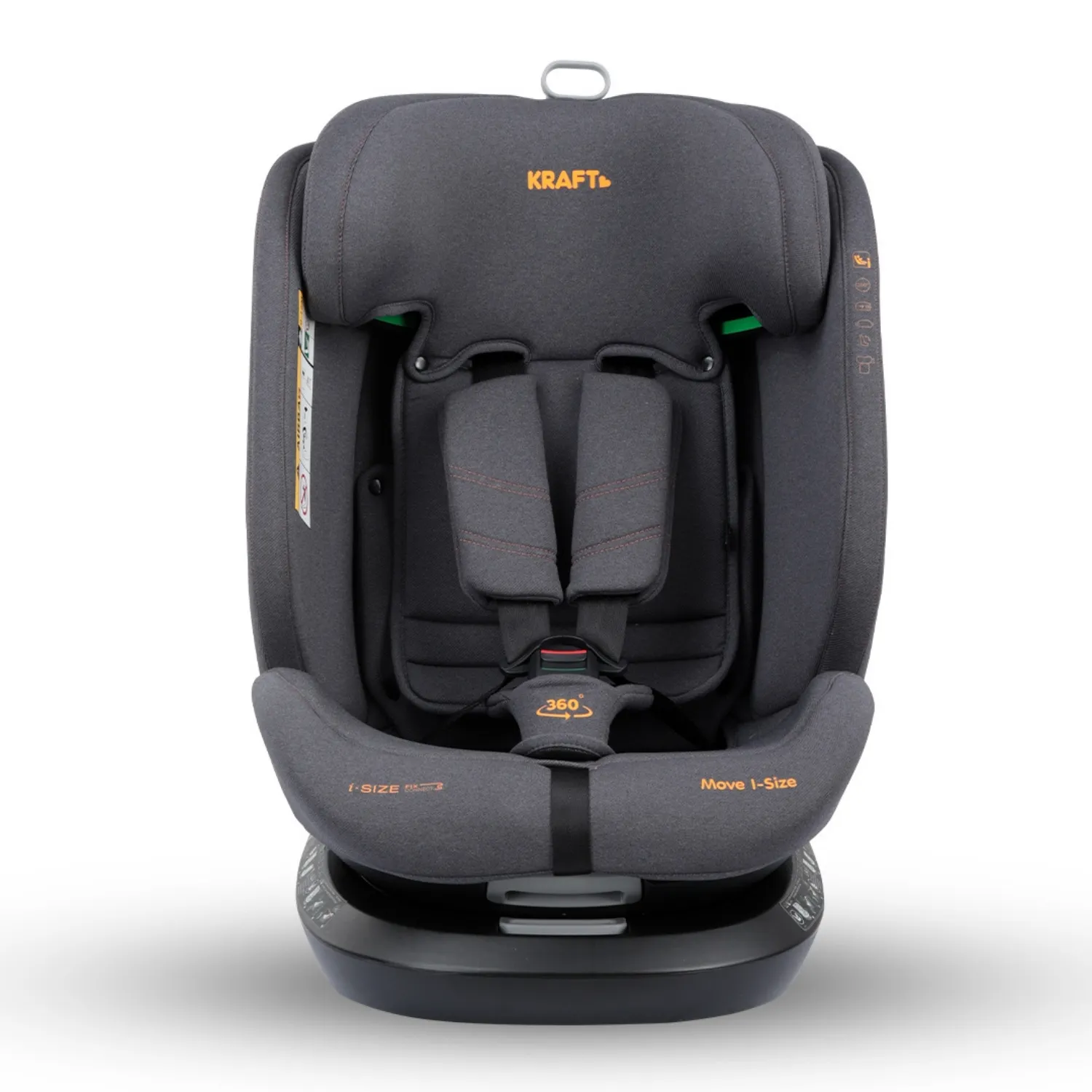 Kraft Move I-Size Oto Koltuğu 0-36 Kg Black Orange