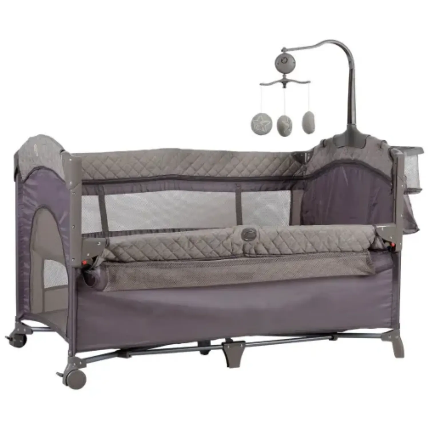Prego 8044 Miami Plus Yatak Hediyeli Anne Yanı Oyun Parkı 70x120 cm Bej