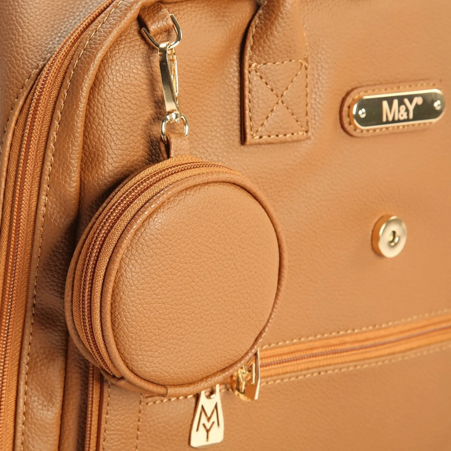 M&Y Collection Maia Anne Bebek Bakım Çantası Taba
