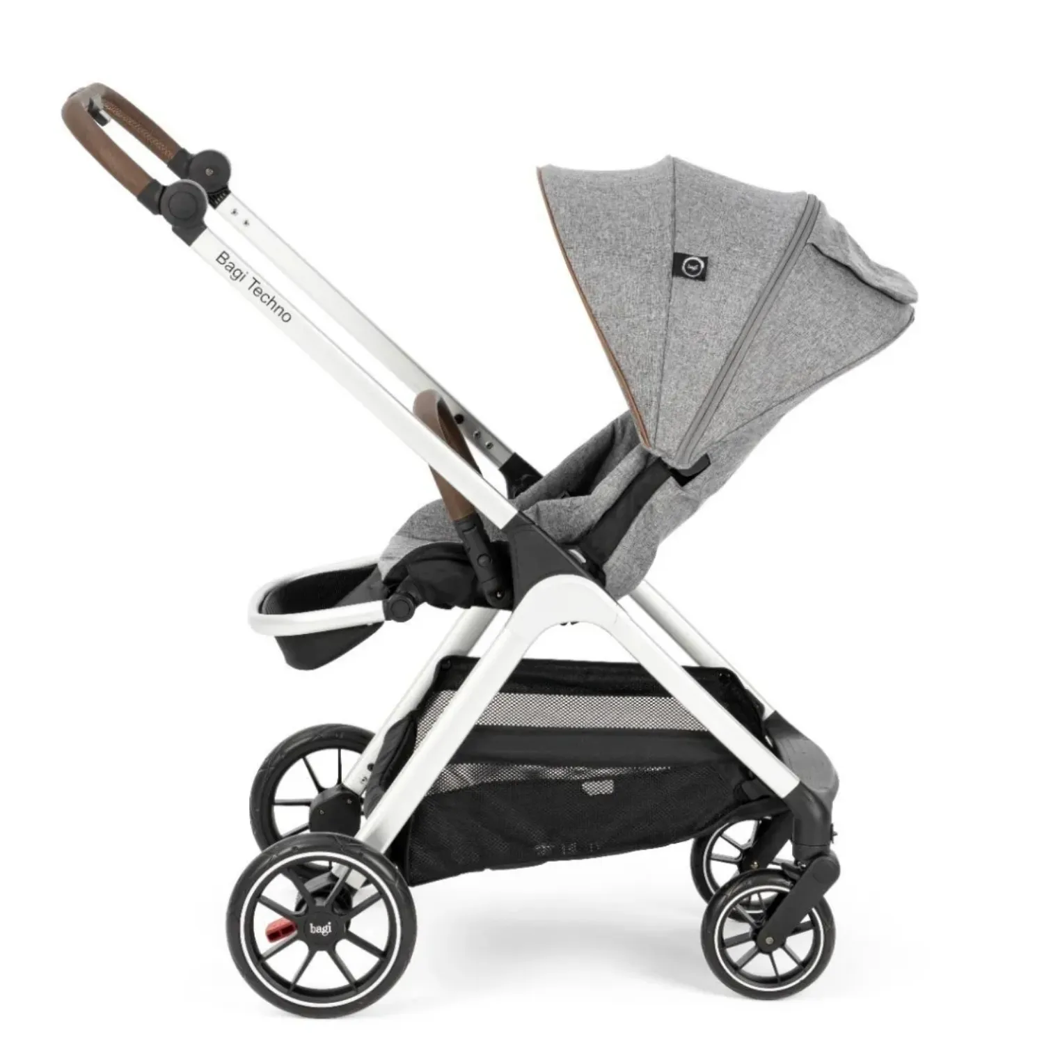 Bagi Techno Capsule Autofold Travel Sistem Bebek Arabası Gri