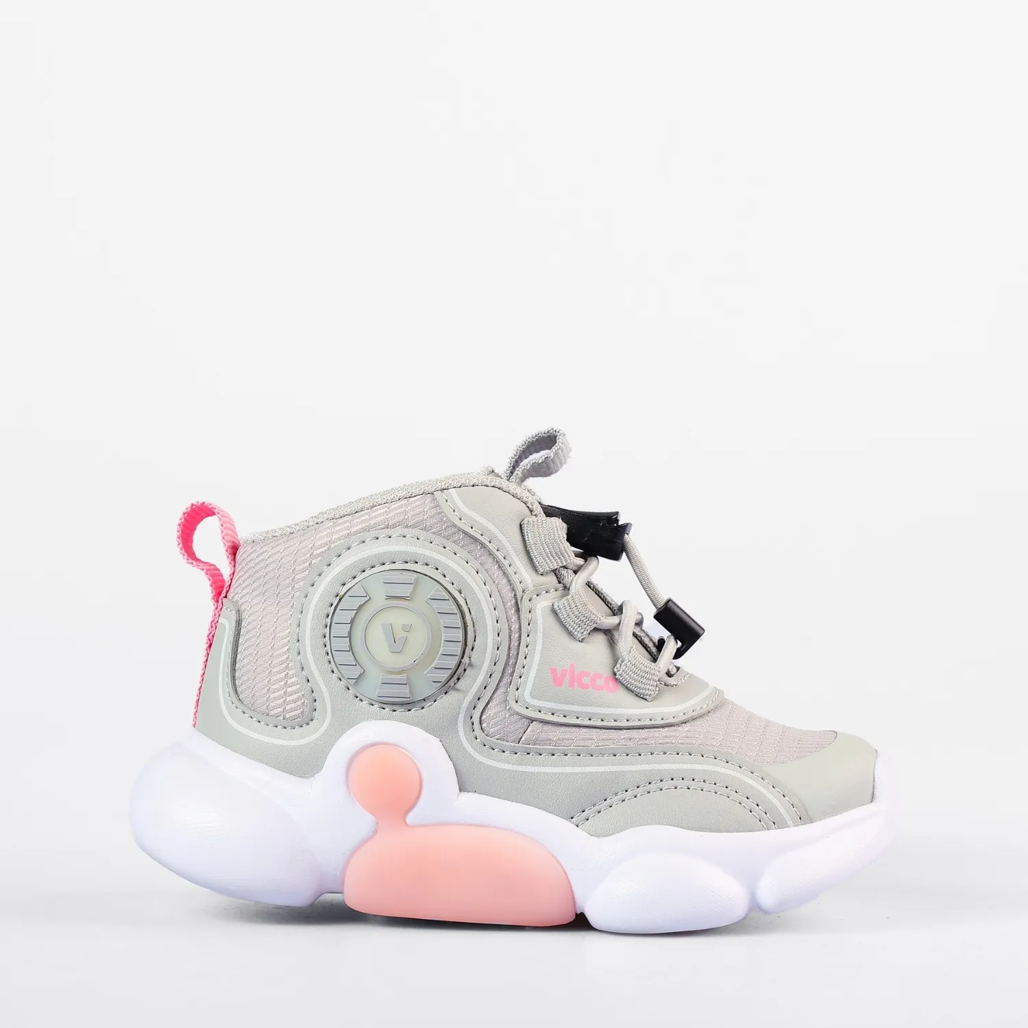Vicco Vento Bot Işıklı Phylon Gri