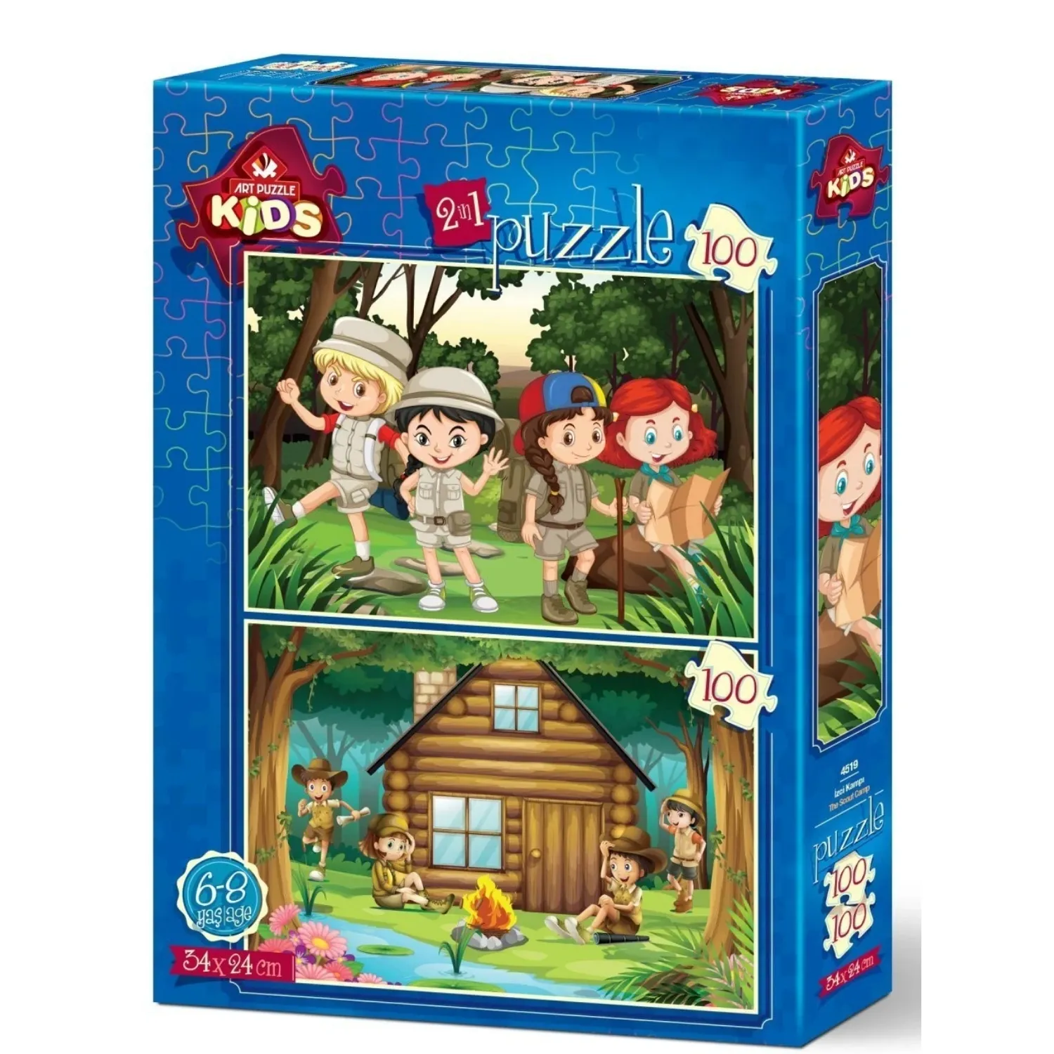 Art Kids İzci Kampı 2X100 Parça