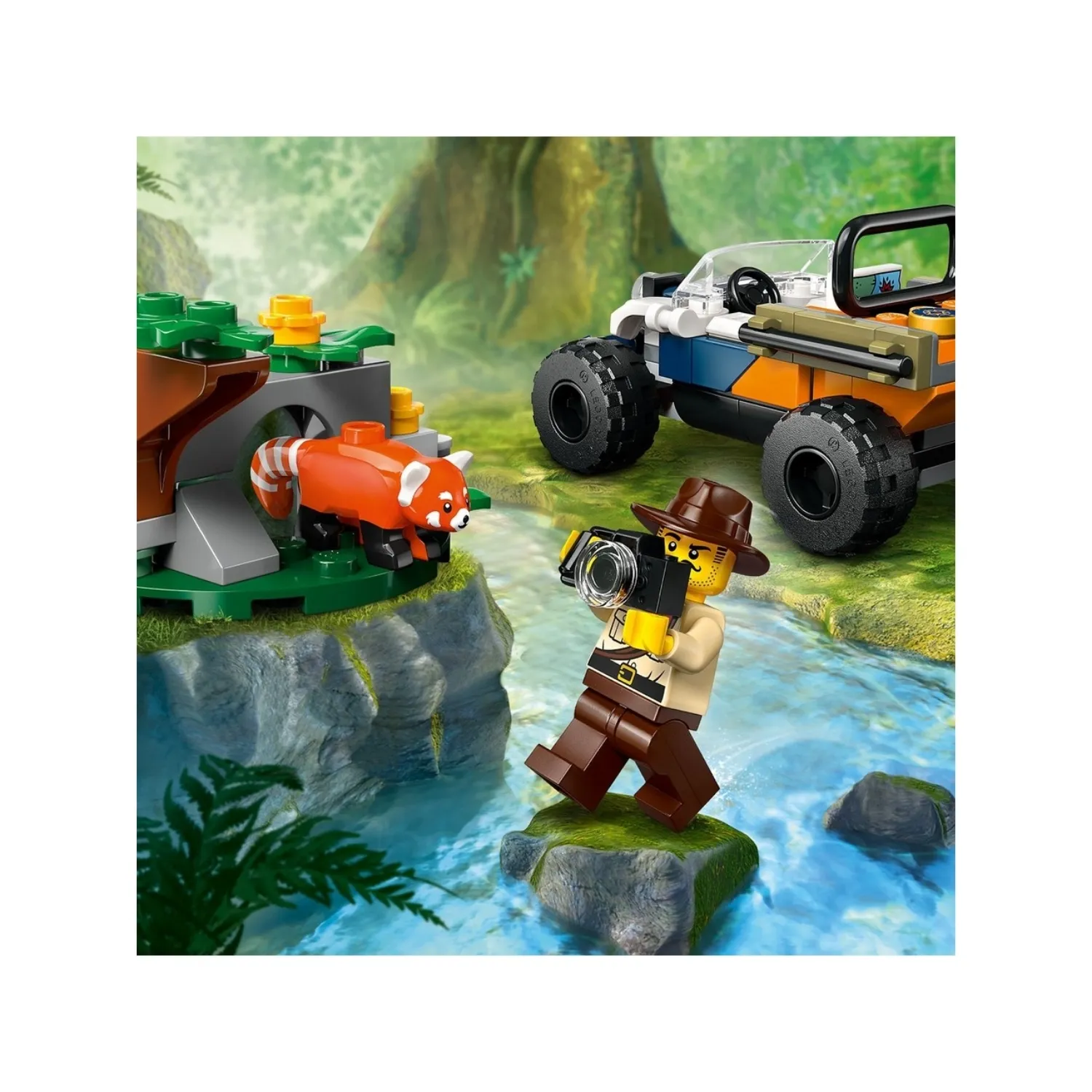 LEGO City Orman Kaşifinin ATV’li Kırmızı Panda Görevi 60424