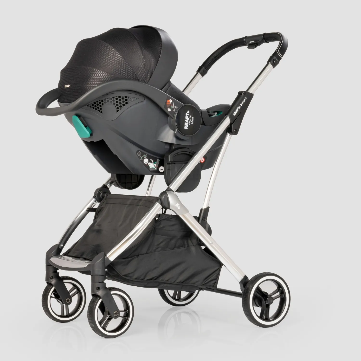 Kraft Kenya S Travel Sistem Bebek Arabası Black