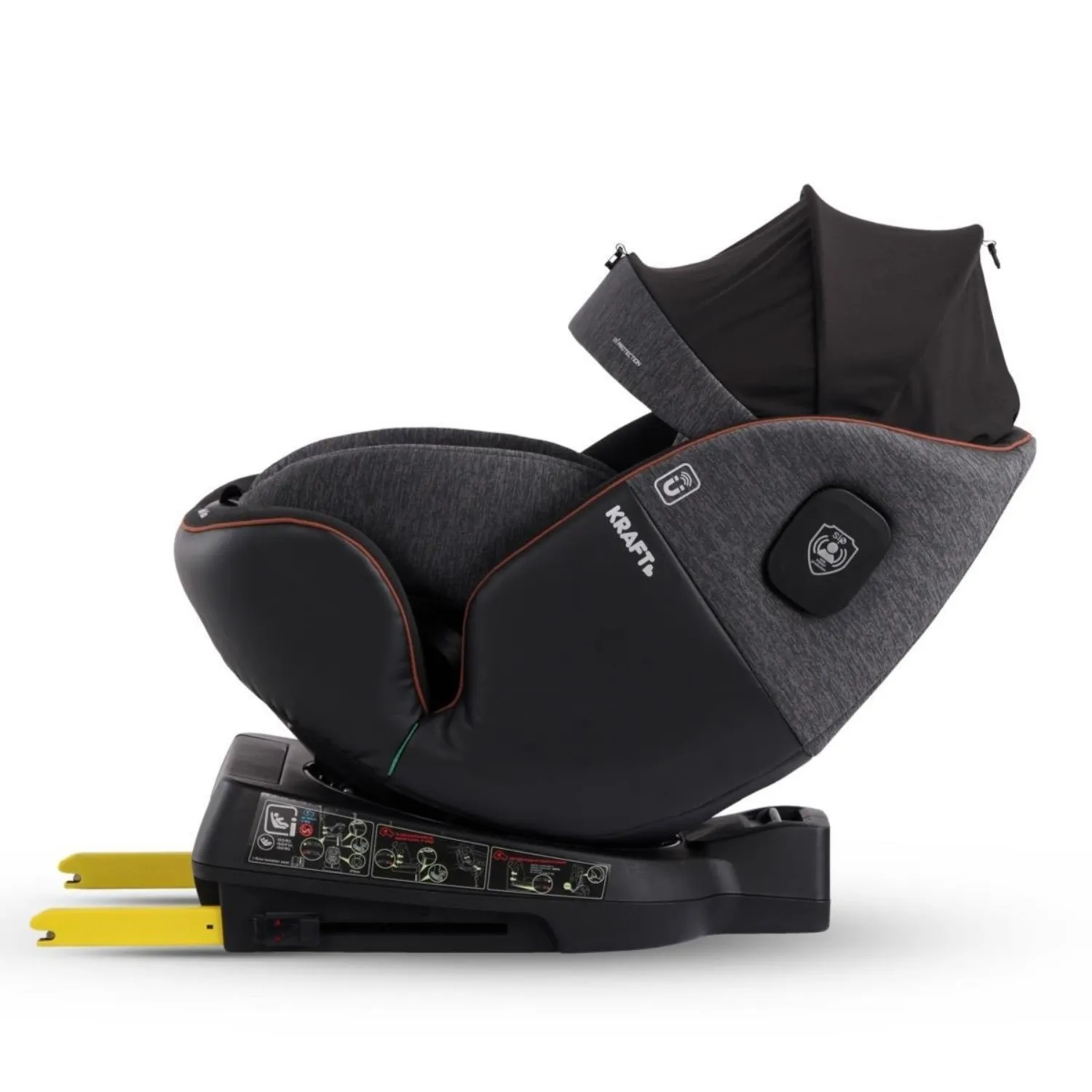 Kraft Galler I-Size Oto Koltuğu 0-36 Kg Açık Gri