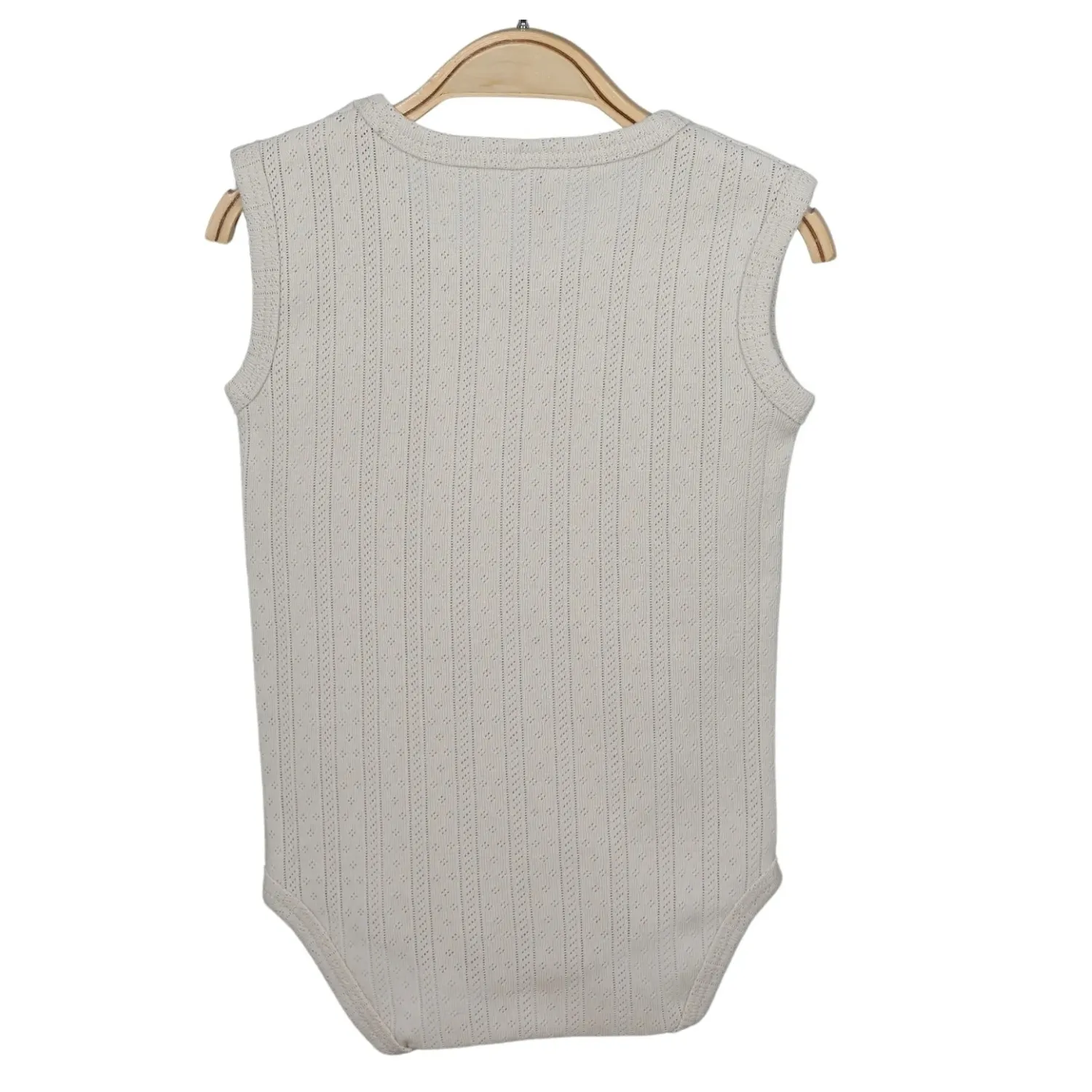 Hvc Bebek Atlet Body Jakarlı Pamuklu Çizgili Çıtçıtlı Zıbın Bej 5'li Set Unisex